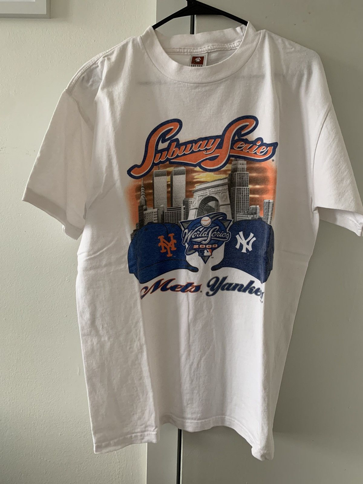 New York Yankees × Vintage Vintage 2000 Yankees Mets World Series Subway Tee Size US L / EU 52-54 / 3 - 1 Thumbnail