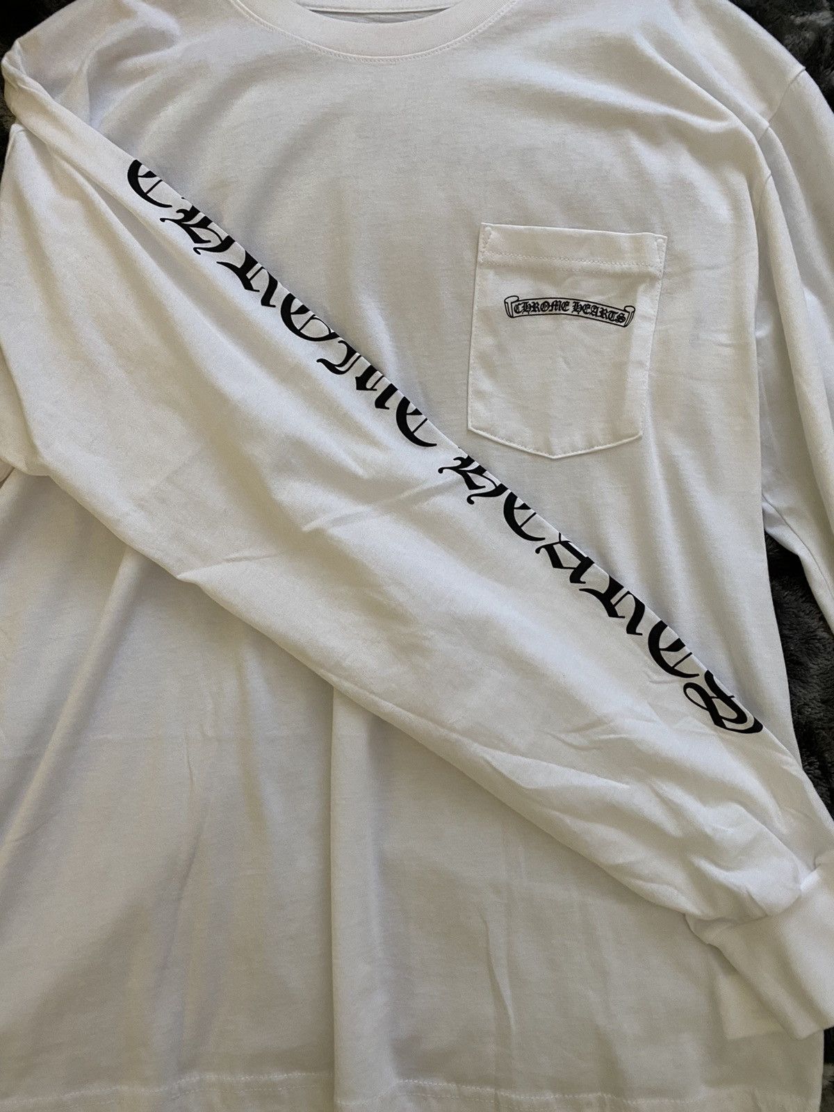 Chrome Hearts Chrome Hearts Script Logo L/S Size US XL / EU 56 / 4 - 3 Thumbnail