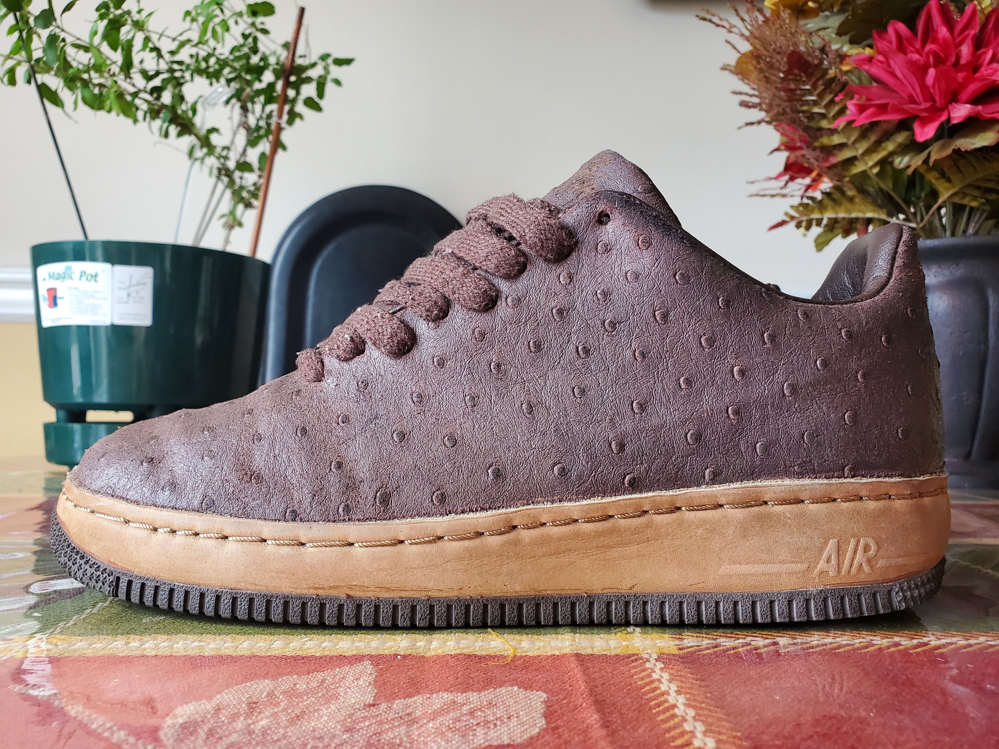 Nike air force 1 supreme ostrich best sale