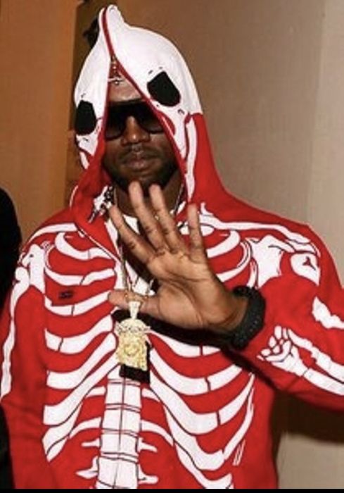 Kanye west sale skeleton hoodie