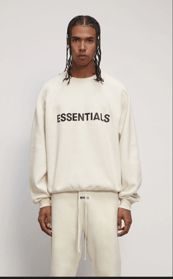 Essentials cream crewneck shop