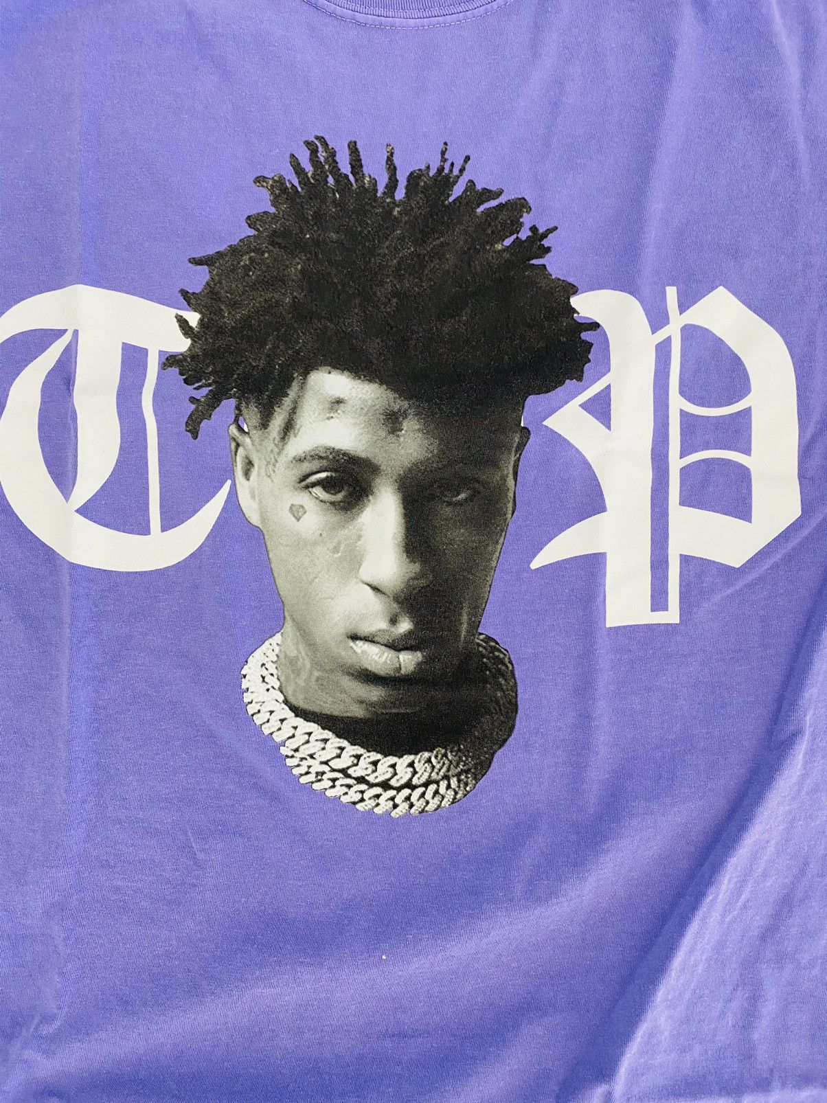 Vlone YoungBoy NBA x VLONE Peace Hardly Tee Size US L / EU 52-54 / 3 - 3 Thumbnail