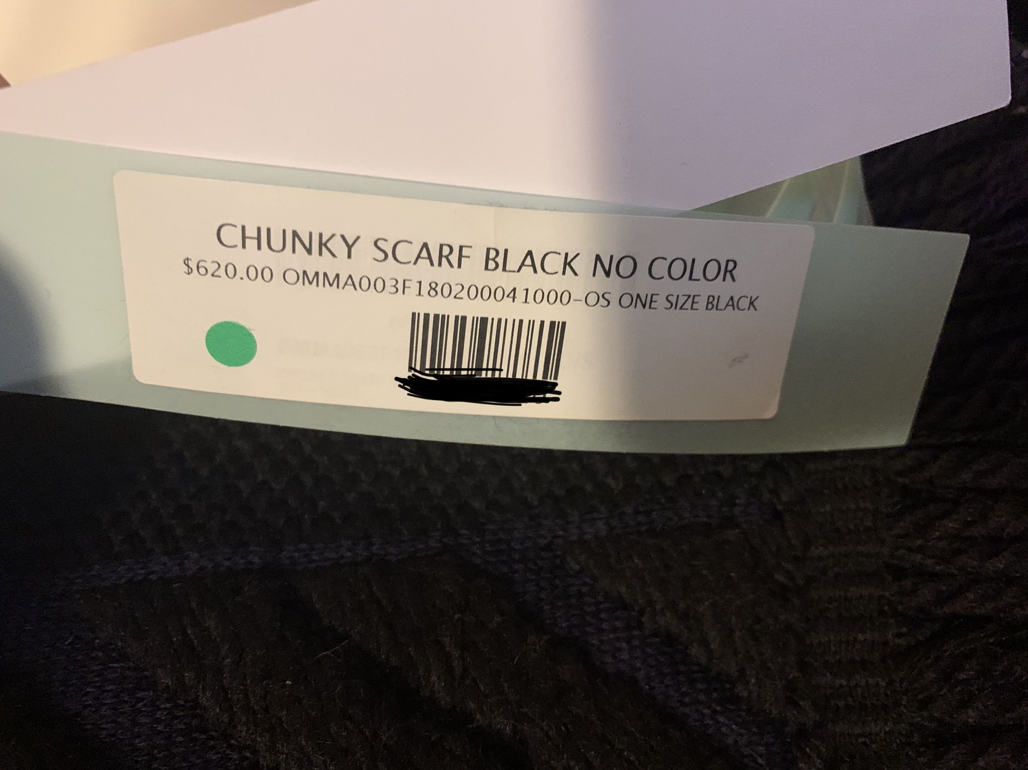 Off-White Off White Chunky Scarf Size ONE SIZE - 2 Thumbnail