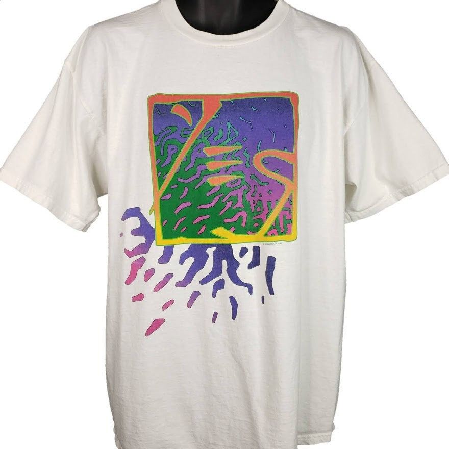 Vintage Yes Band T Shirt Vintage 90s 1999 The Ladder Concert Grailed
