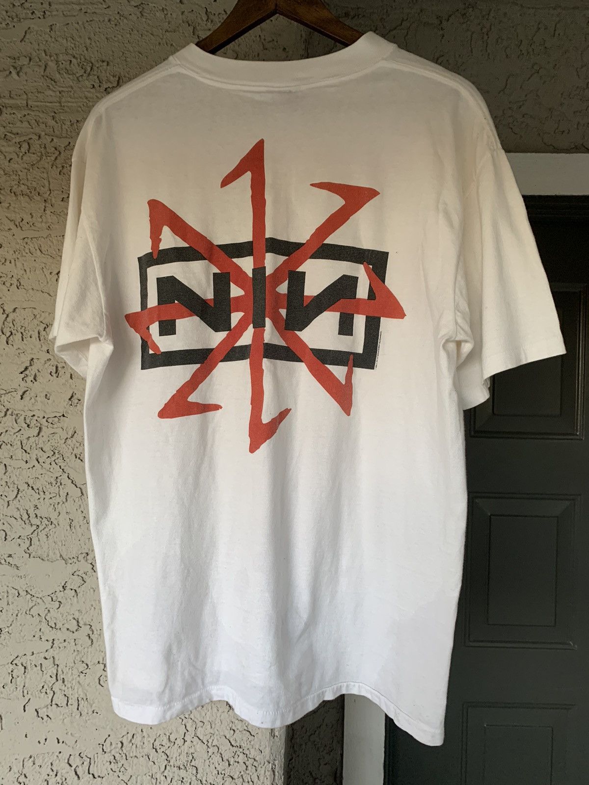 Band Tees × Vintage Vintage Nine Inch Nails 1990s Devil Shirt 
