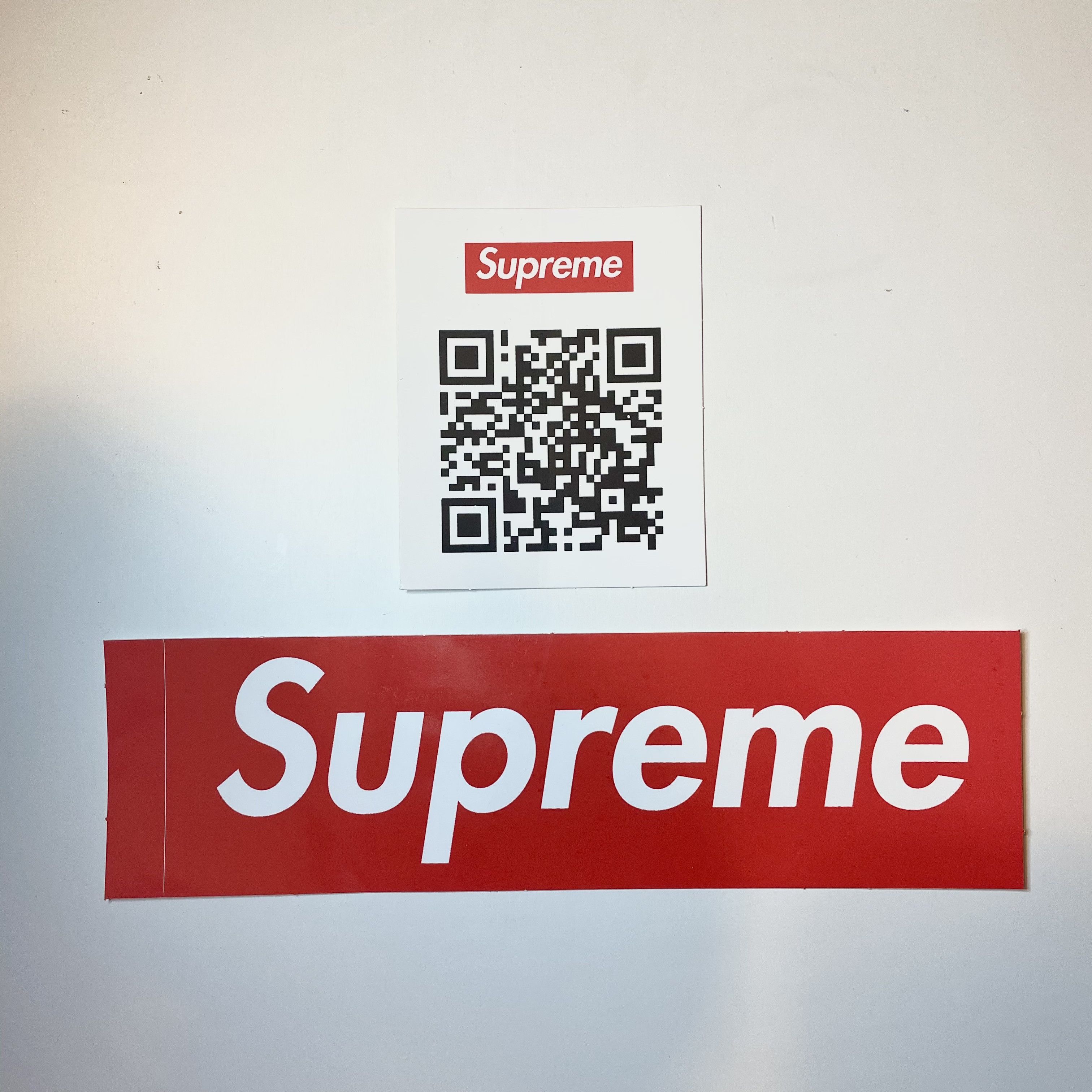 Supreme Supreme QR Code Vote Box Logo Stickers | Grailed