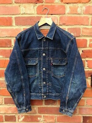 Levis Vintage Clothing LVC Type 2 Denim Jacket 38 Made In The USA