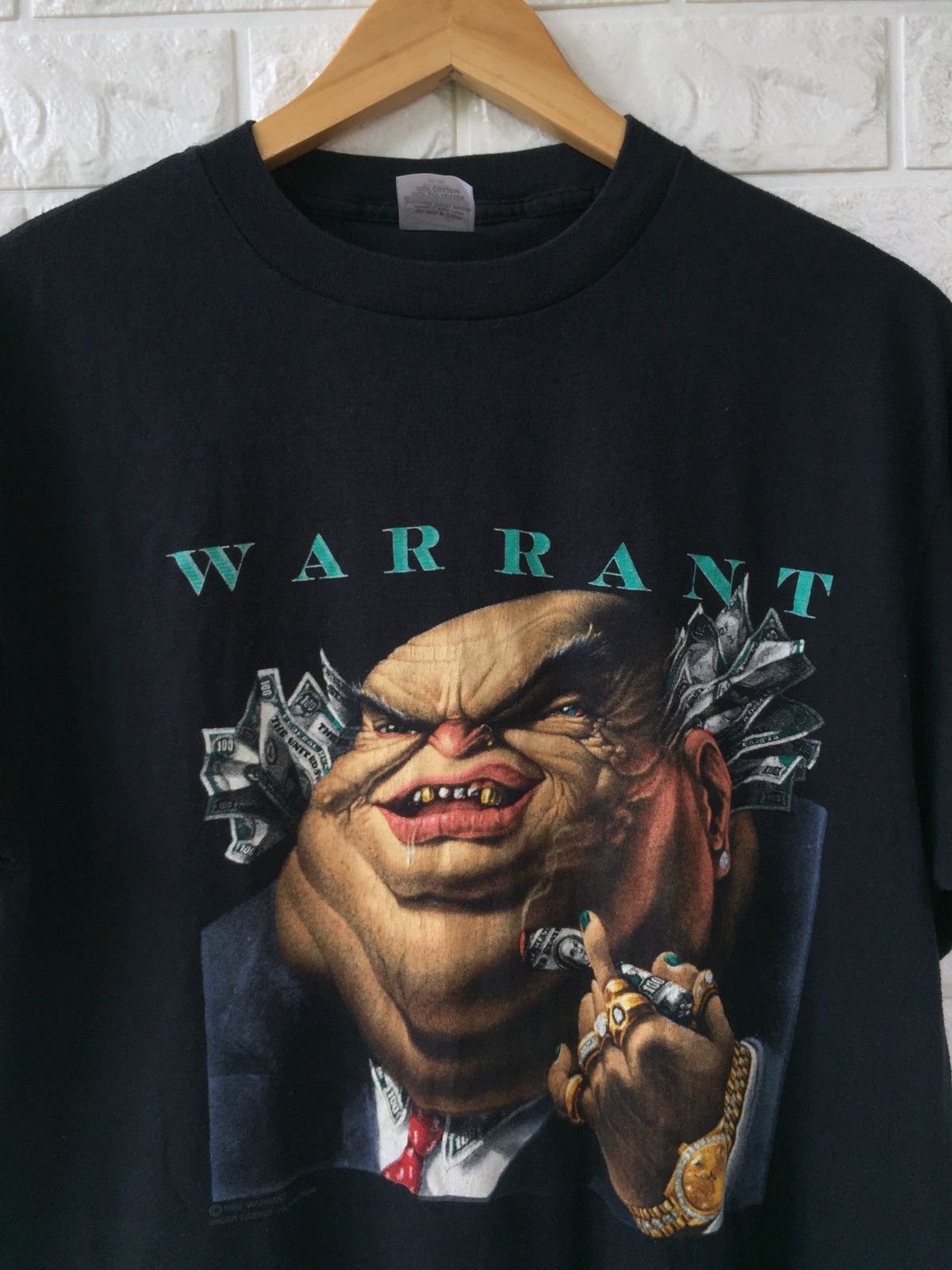 Band Tees × Vintage Vintage Warrant Band Tshirt Size US XL / EU 56 / 4 - 4 Thumbnail