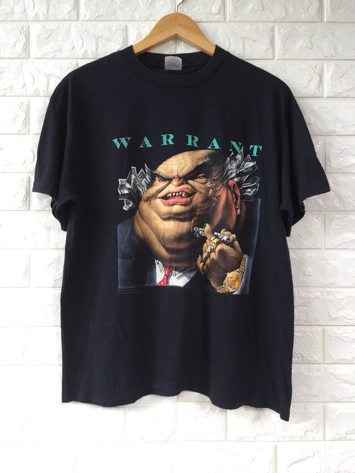 Band Tees × Vintage Vintage Warrant Band Tshirt Size US XL / EU 56 / 4 - 2 Thumbnail