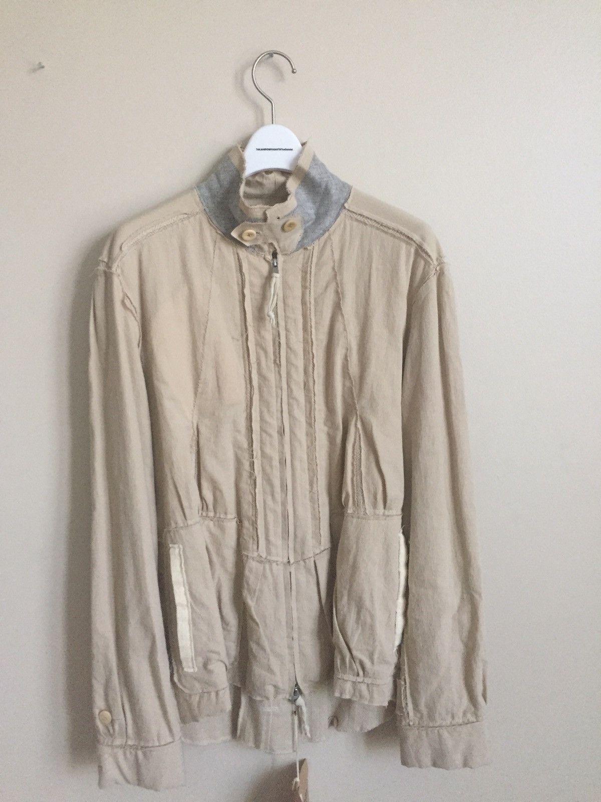 Takahiromiyashita The Soloist. 11SS Distressed drizzler jacket 
