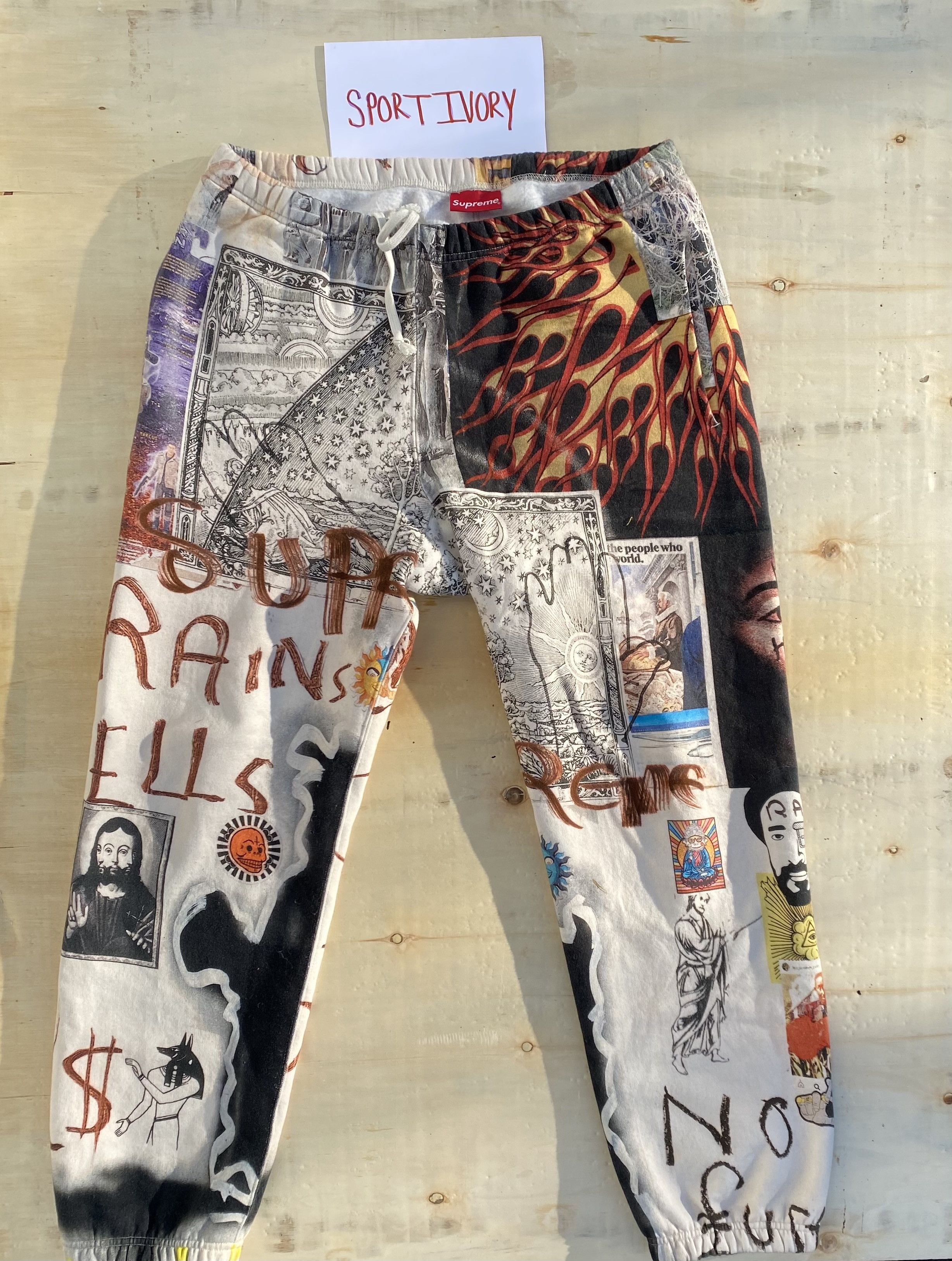 Supreme Supreme LSD Spells Sweatpants FW20 Size Large | Grailed 