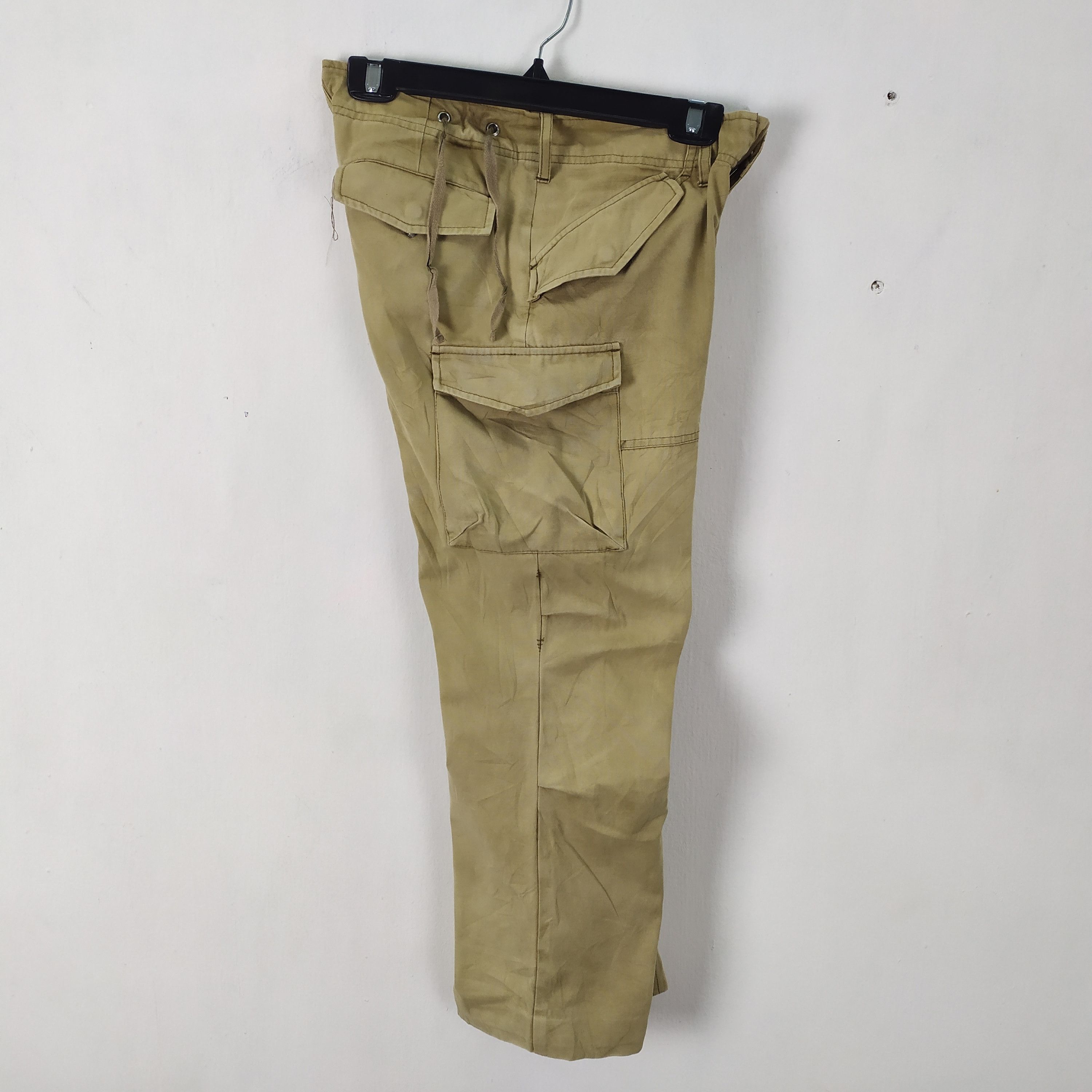 Japanese Brand D BAGGY CARGO PANTS MULTIPOCKET Size US 26 / EU 42 - 3 Thumbnail