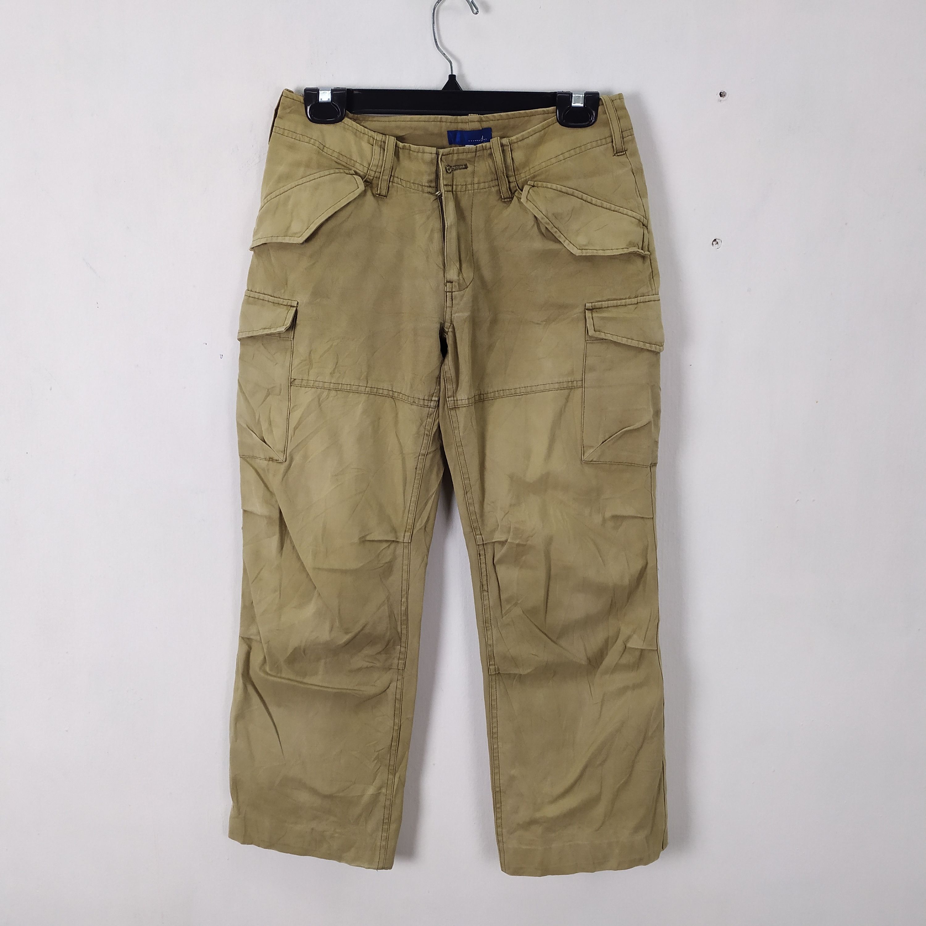 Japanese Brand D BAGGY CARGO PANTS MULTIPOCKET Size US 26 / EU 42 - 1 Thumbnail