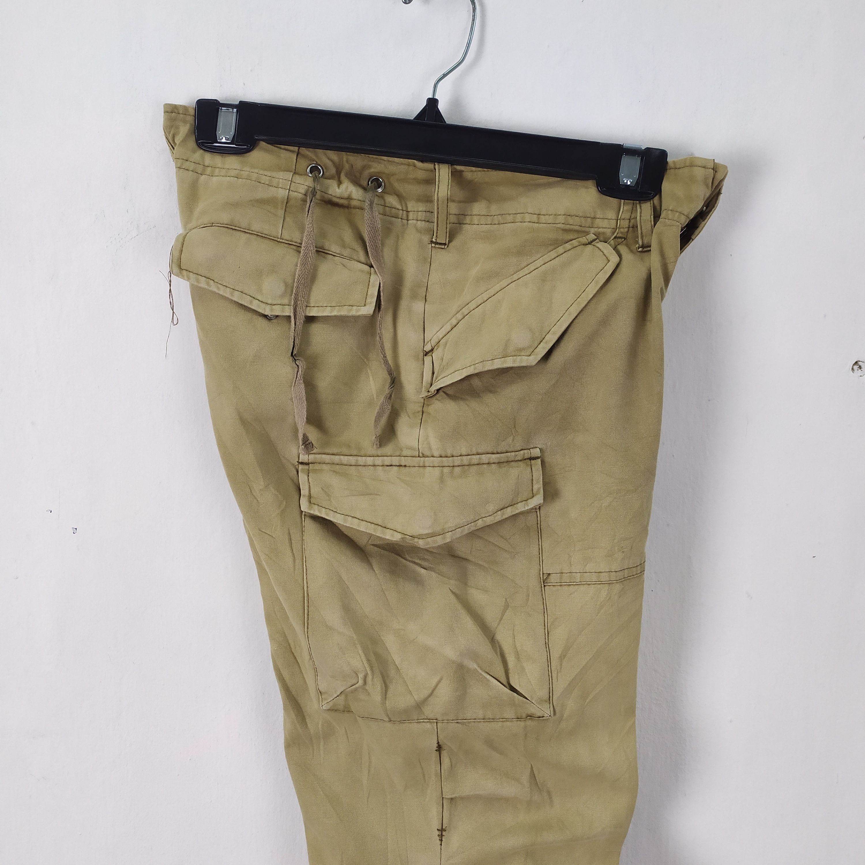 Japanese Brand D BAGGY CARGO PANTS MULTIPOCKET Size US 26 / EU 42 - 2 Thumbnail