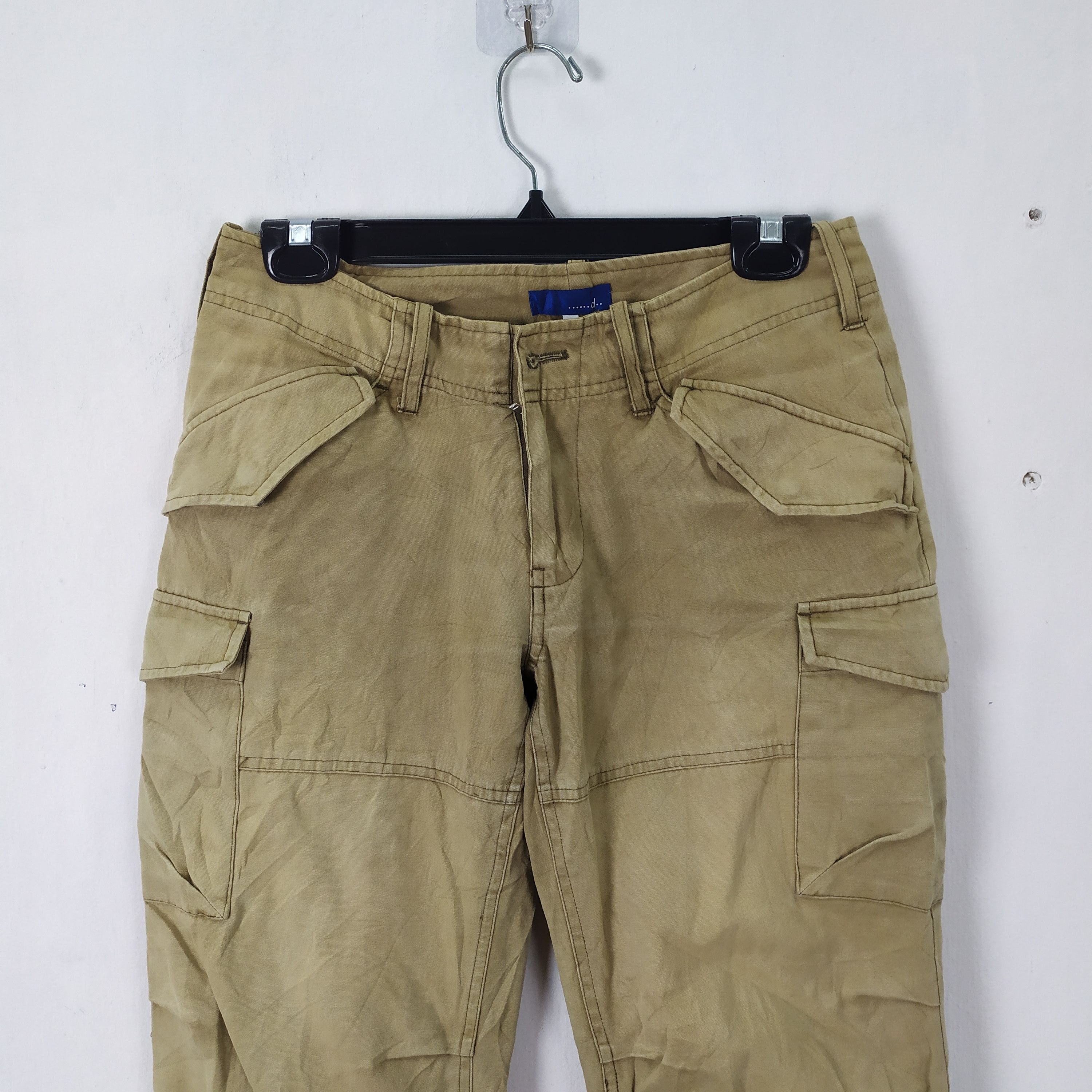 Japanese Brand D BAGGY CARGO PANTS MULTIPOCKET Size US 26 / EU 42 - 9 Thumbnail