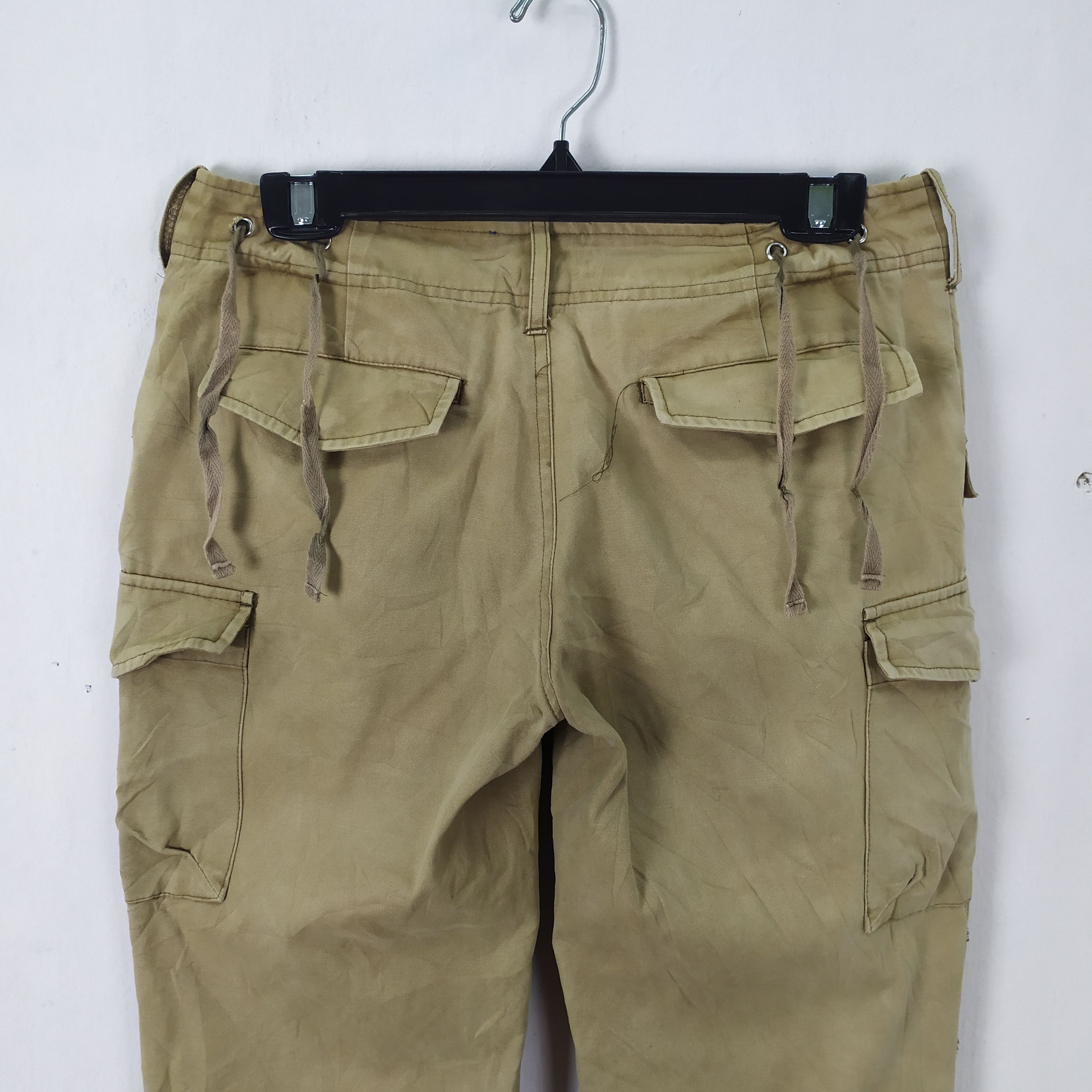 Japanese Brand D BAGGY CARGO PANTS MULTIPOCKET Size US 26 / EU 42 - 4 Thumbnail