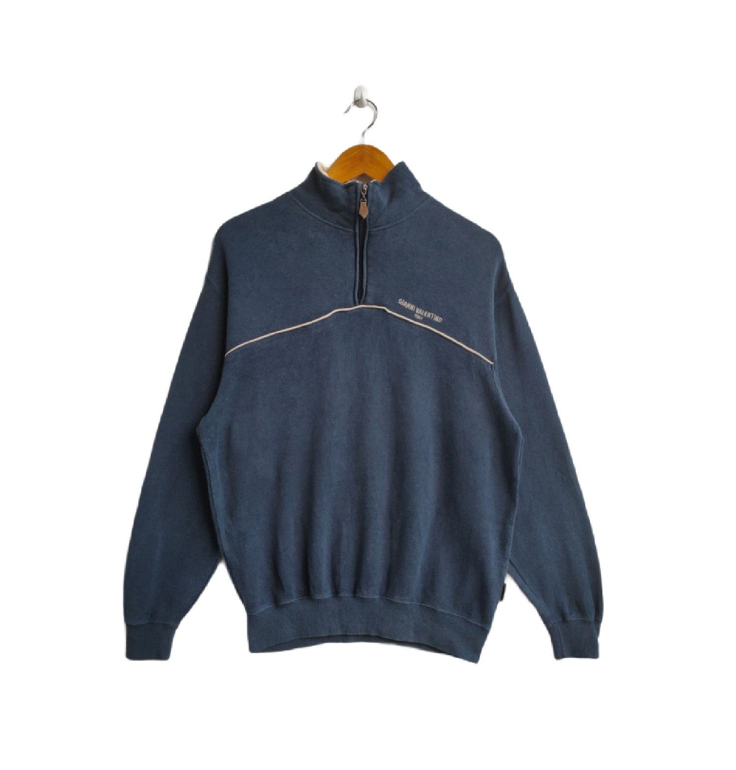 Vintage RARE! Vintage Sweatshirt Gianni Valentino Italy Pullover Size US M / EU 48-50 / 2 - 1 Preview