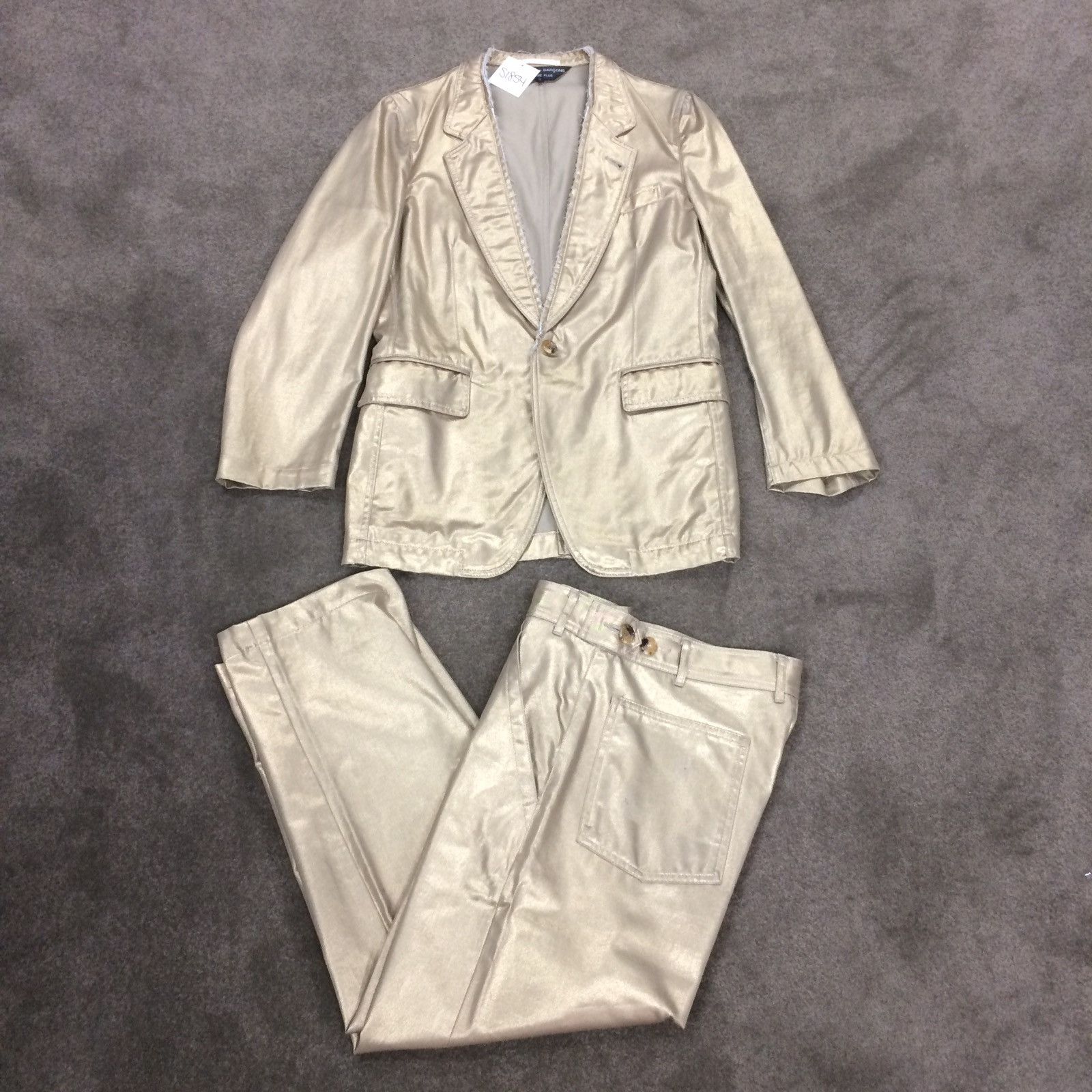 COMME des GARCONS HOMME PLUS Golden boy tailored jacket PS-J075 gold S main image 0