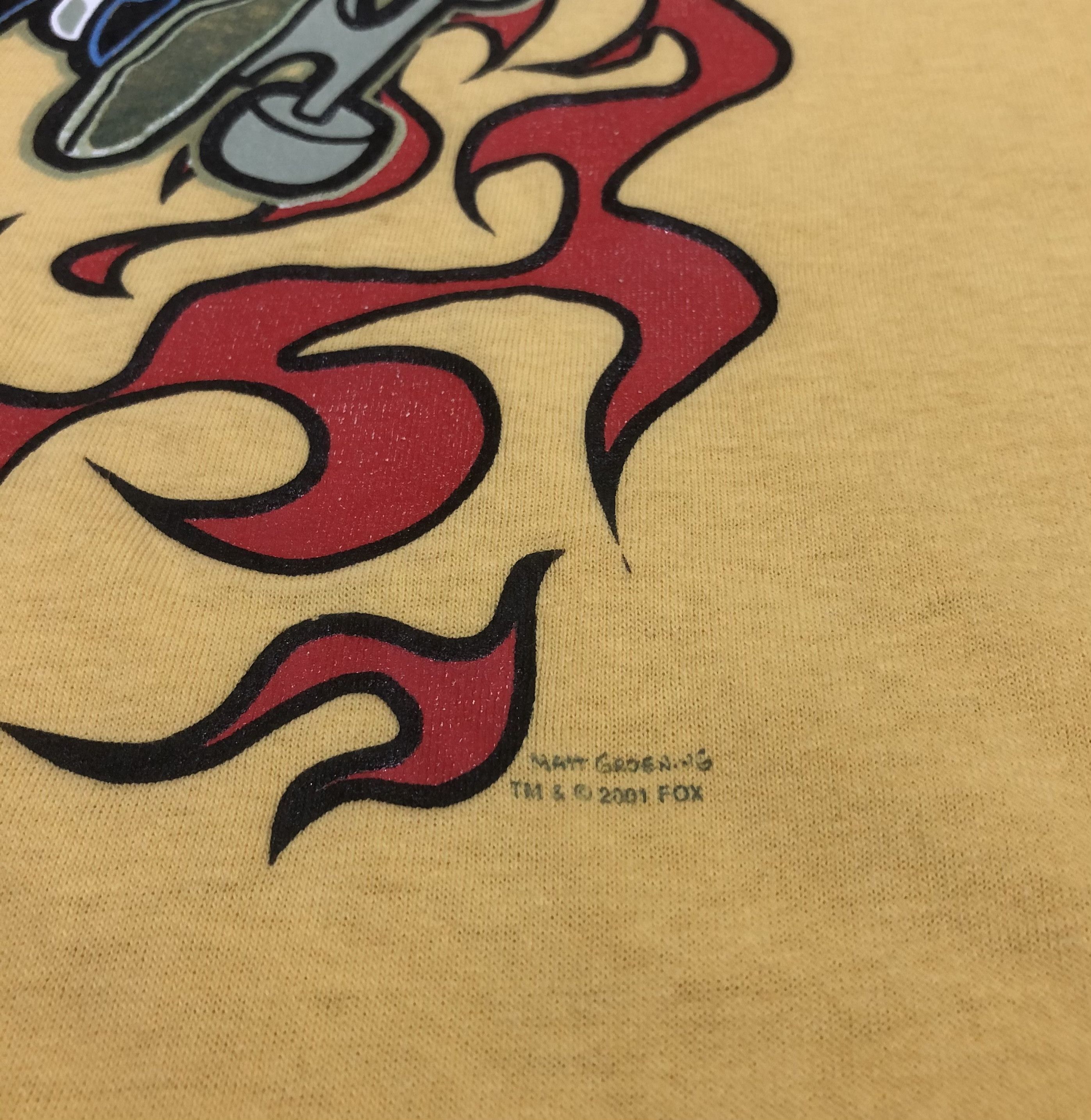 The Simpsons Vintage Rare Bart Simpson X Sk8 Skateboard T-shirts Size US XL / EU 56 / 4 - 3 Thumbnail
