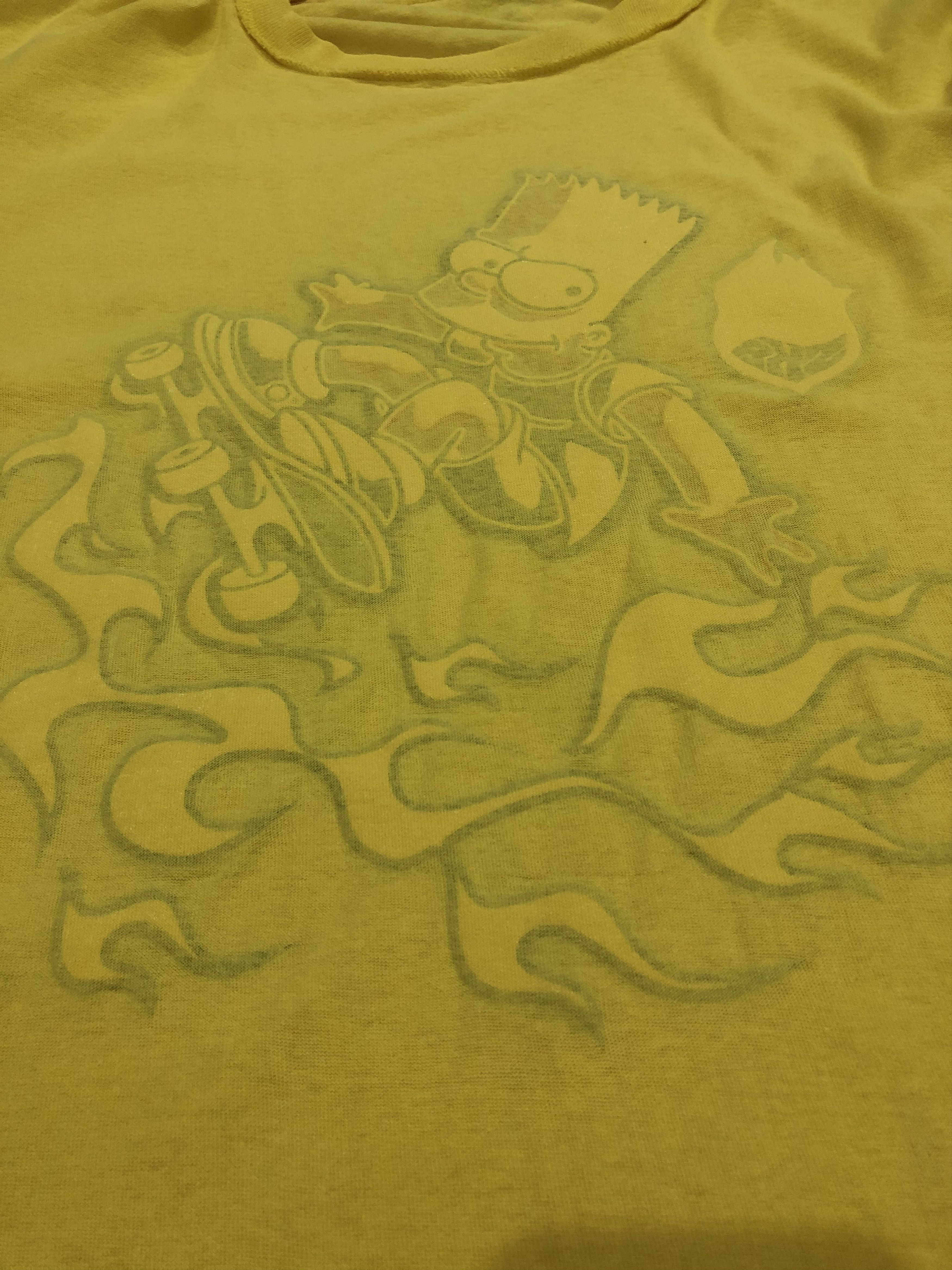 The Simpsons Vintage Rare Bart Simpson X Sk8 Skateboard T-shirts Size US XL / EU 56 / 4 - 5 Thumbnail