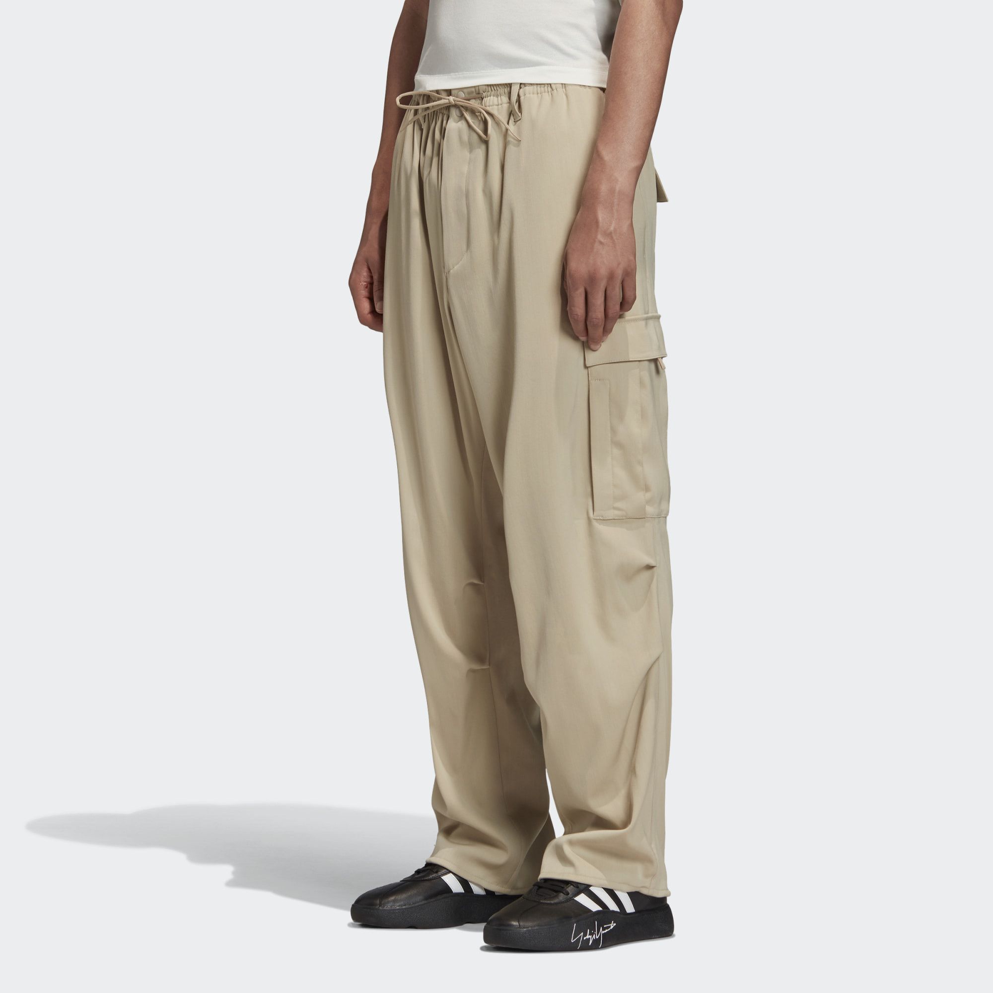 Y-3 Khaki Wool CL Cargo Pants ヨウジヤマモト Y-3 Khaki Wool CL Cargo Pants ヨウジヤマモト 【公式通販】