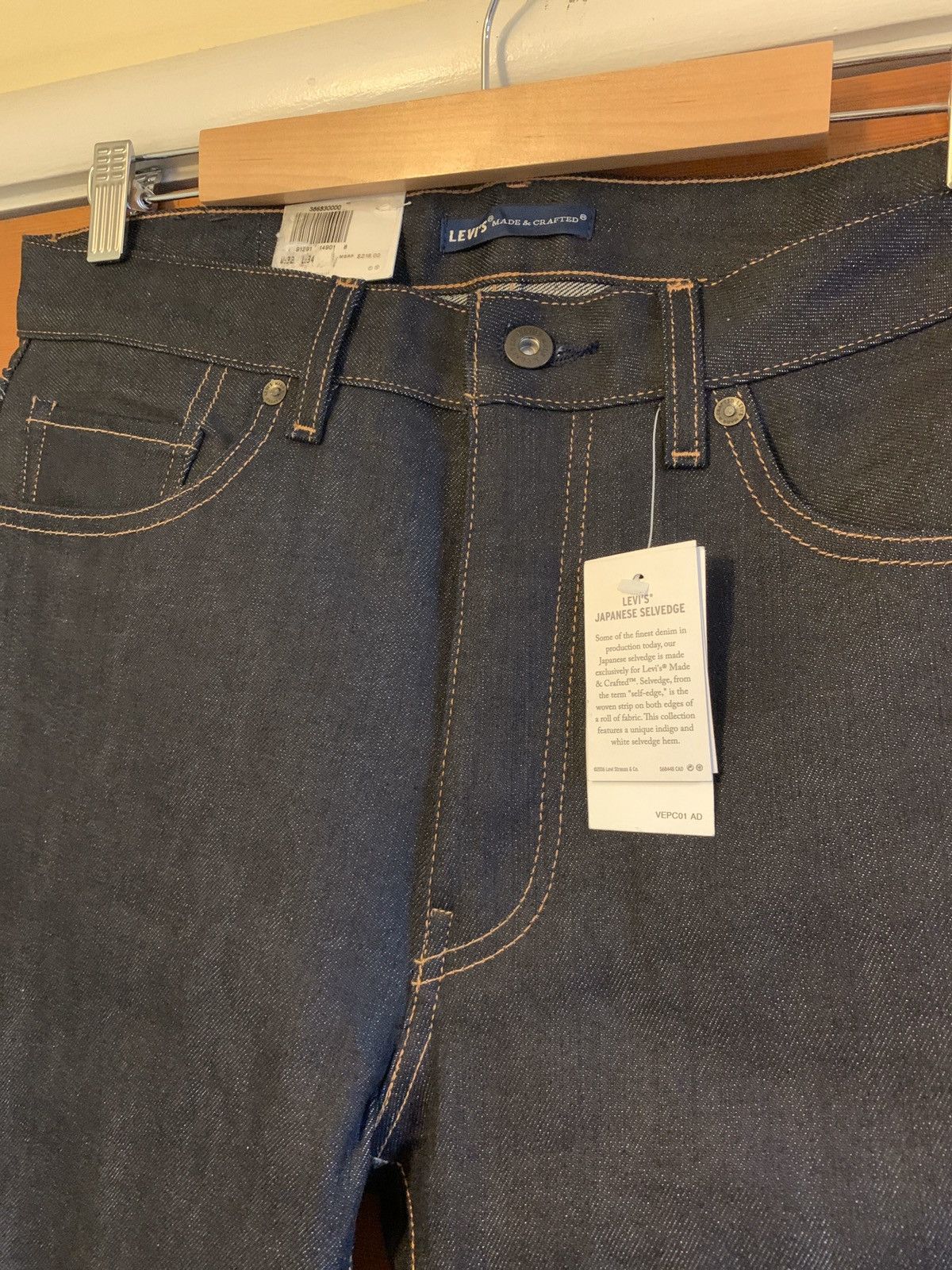 Levi's × Levi's Made & Crafted × Levi's Vintage Clothing *RARE* New Levi’s Made & Crafted Japanese Selvedge Denim -32 Size US 32 / EU 48 - 2 Thumbnail