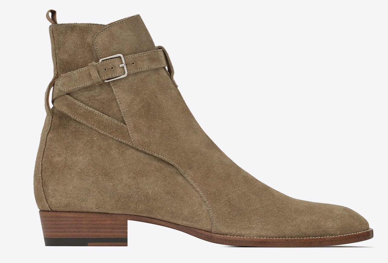 Saint Laurent Jodhpur Boots Women's Saint Laurent Brown Wyatt