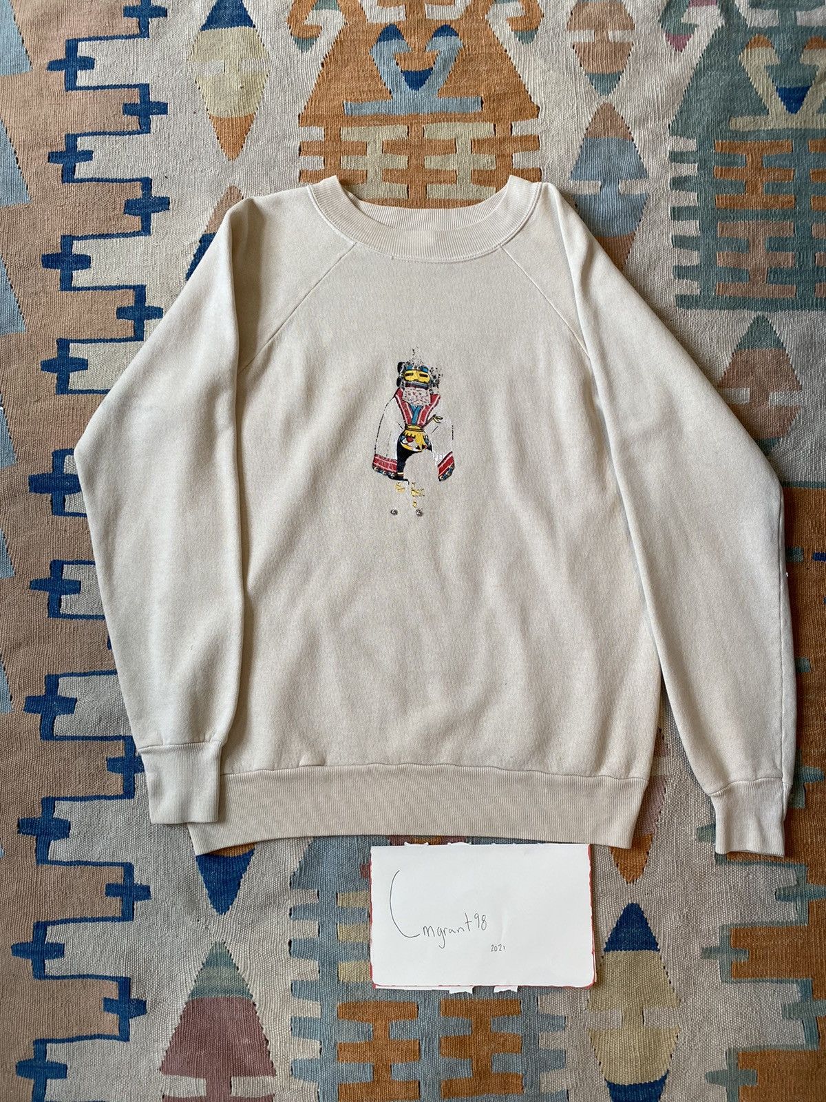 Vintage Vintage Native American Indian Studded Kapital Crewneck Size US M / EU 48-50 / 2 - 2 Thumbnail