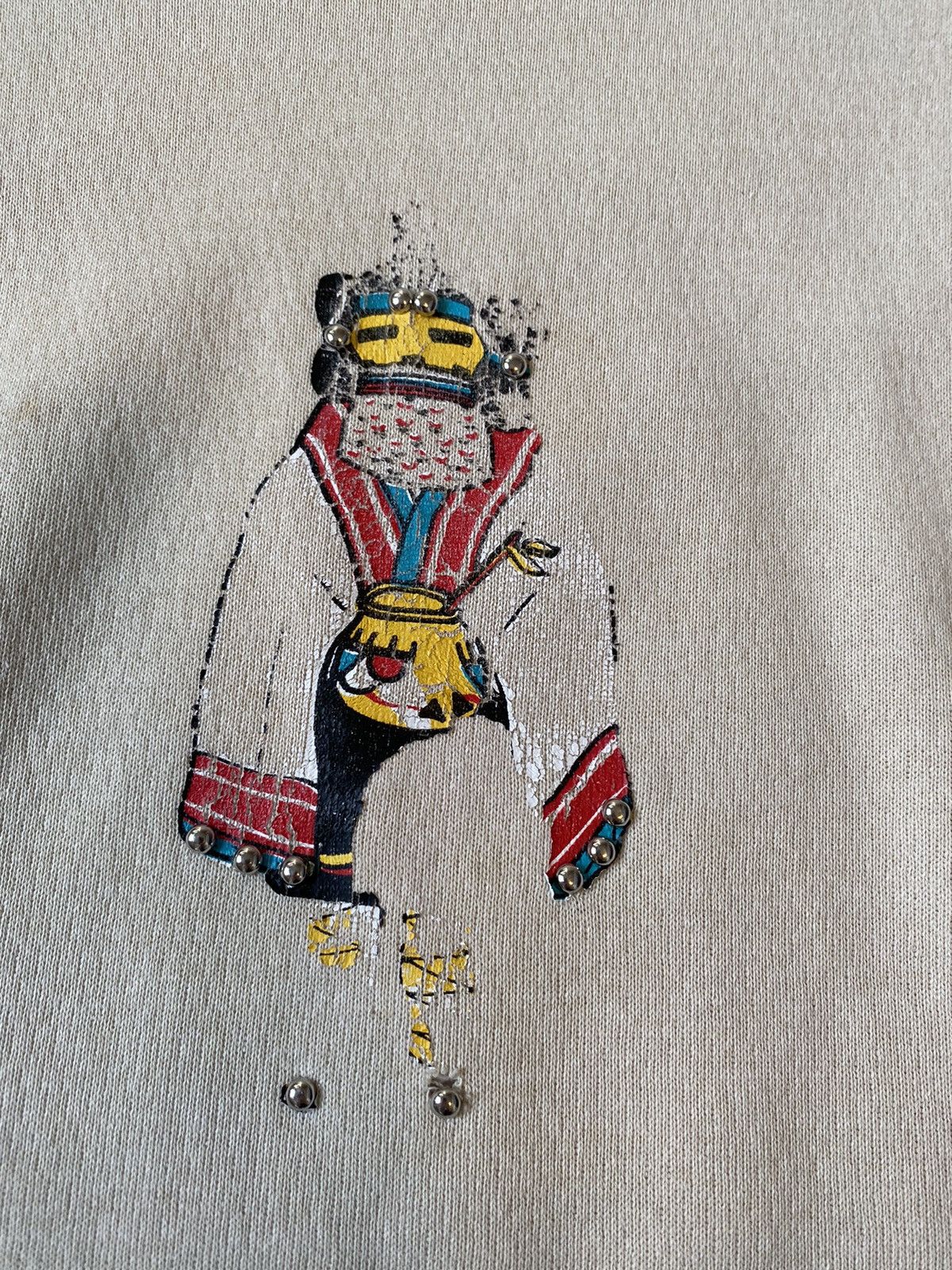 Vintage Vintage Native American Indian Studded Kapital Crewneck Size US M / EU 48-50 / 2 - 1 Thumbnail