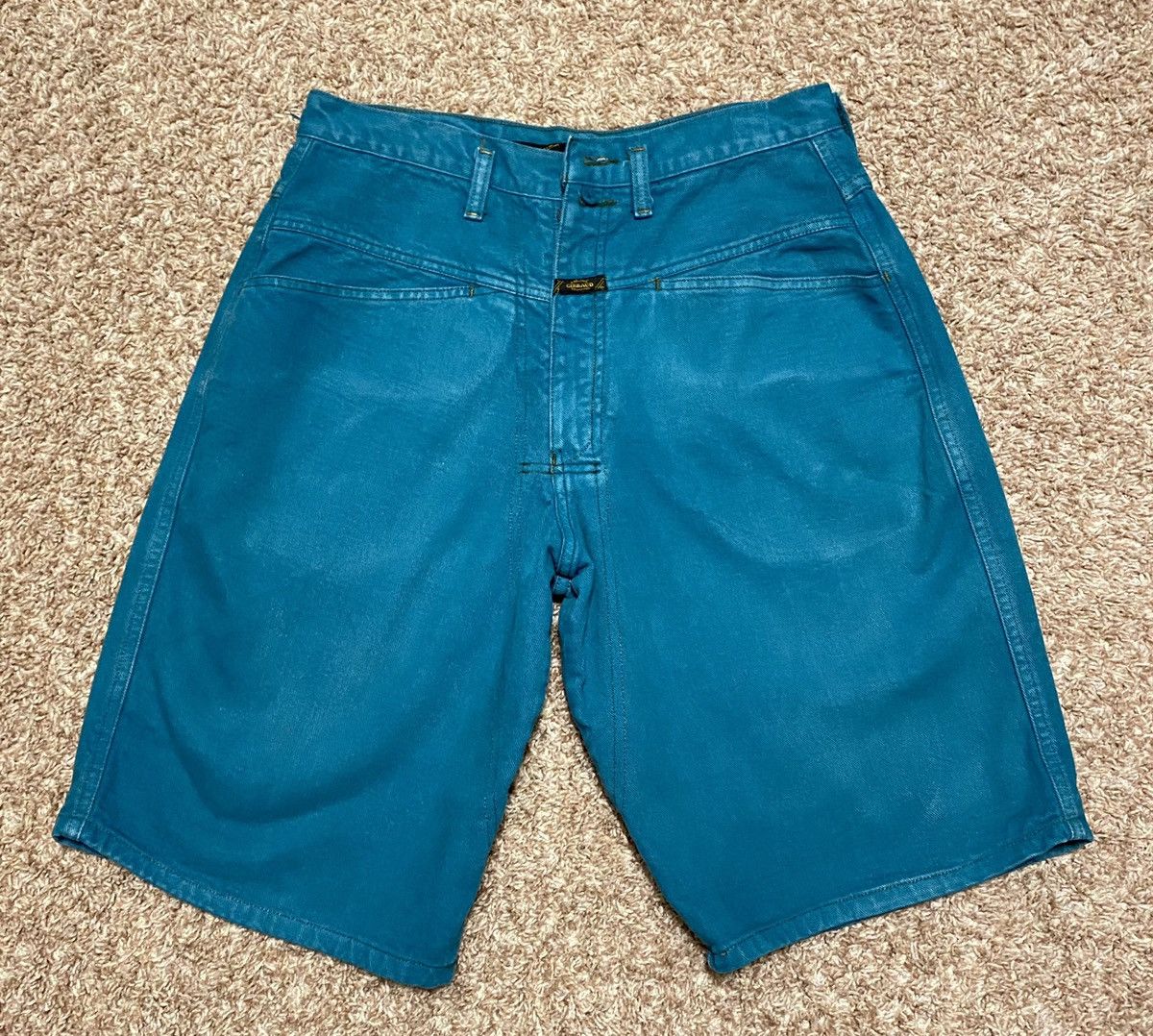 Marithe + Francois Girbaud Girbaud Denim Shorts 1990s Size US 32 / EU 48 - 1 Thumbnail
