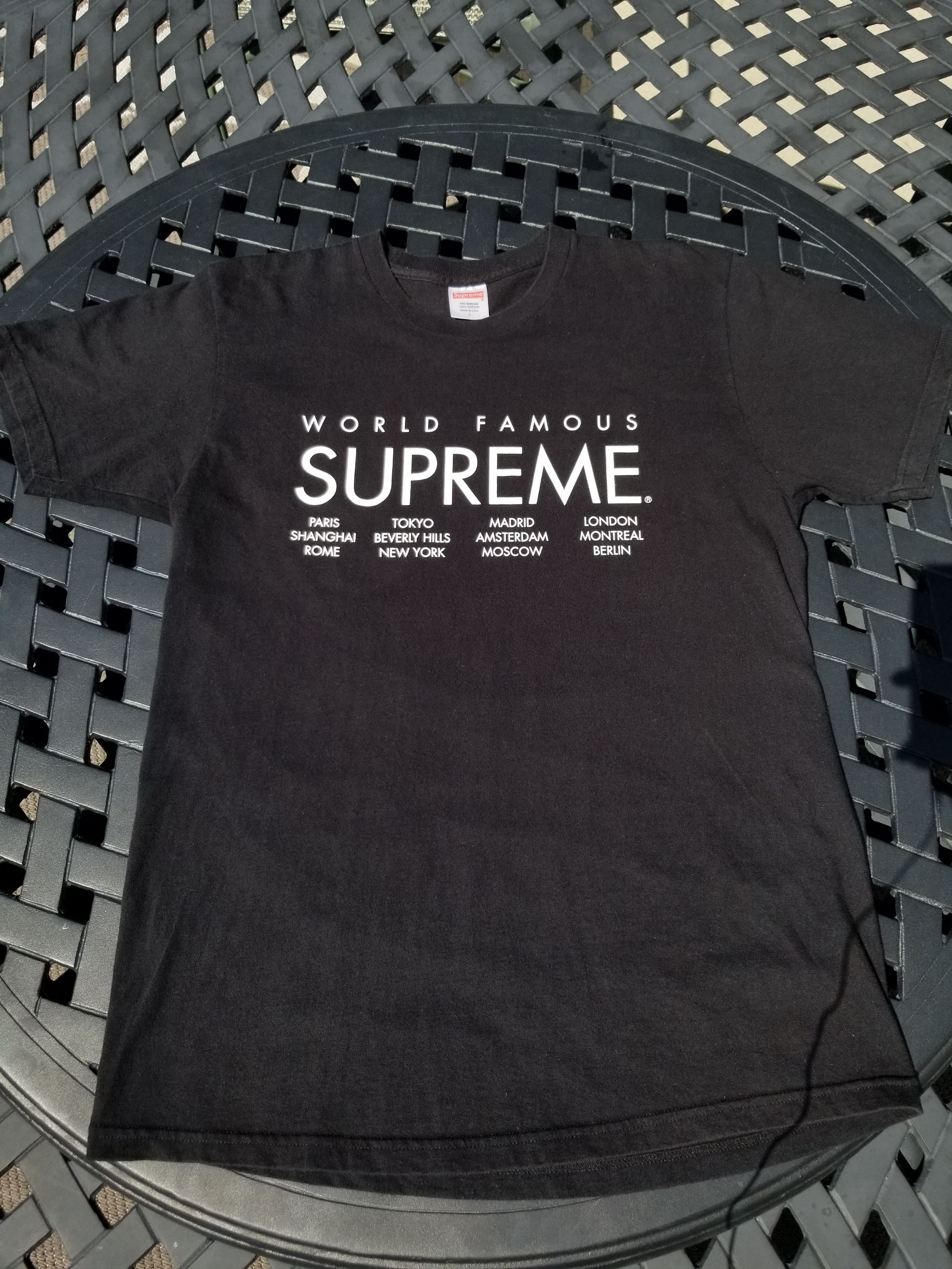 Supreme Supreme World Famous T-shirt | Grailed