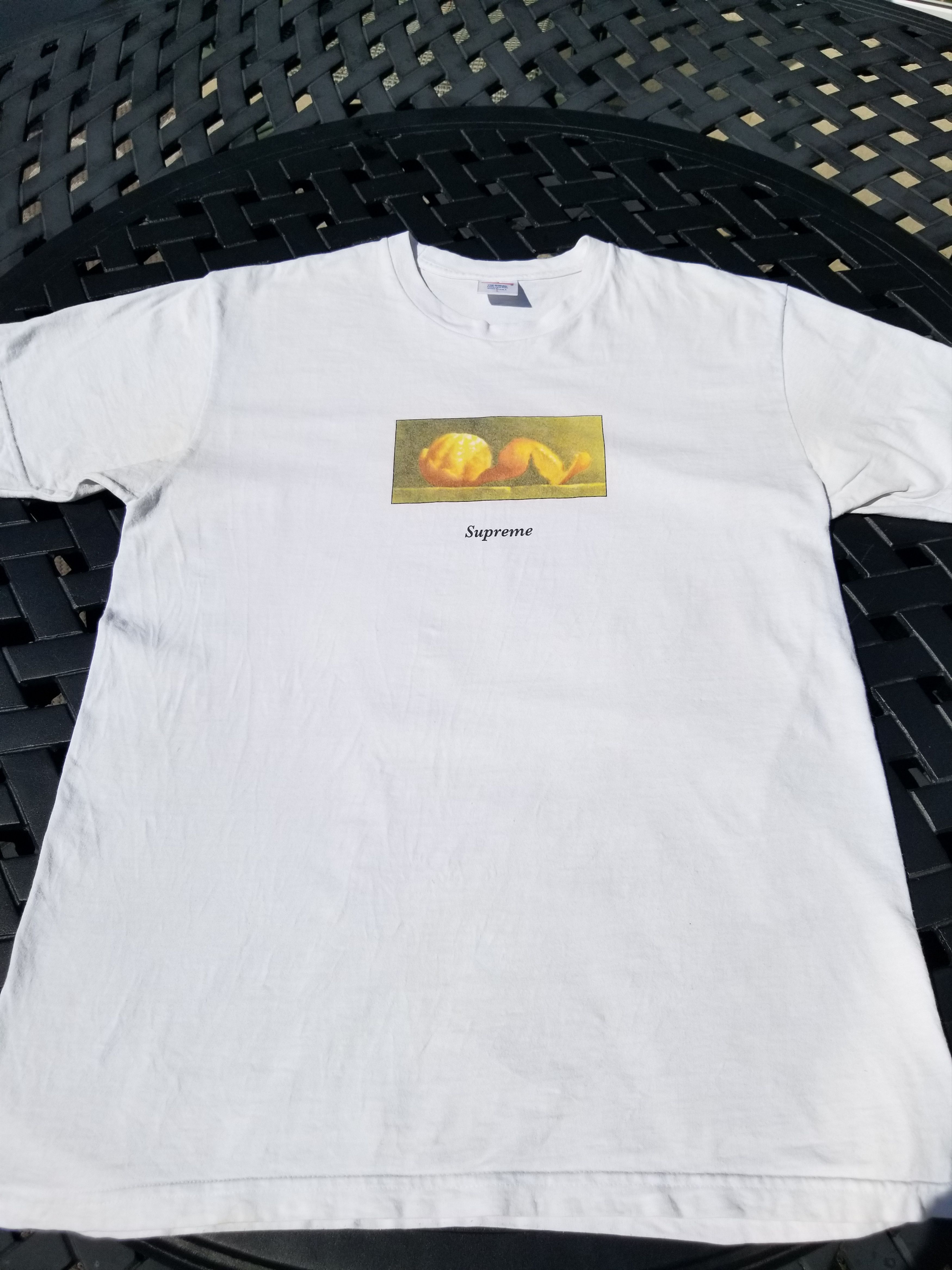 Supreme Peel Tee Grailed