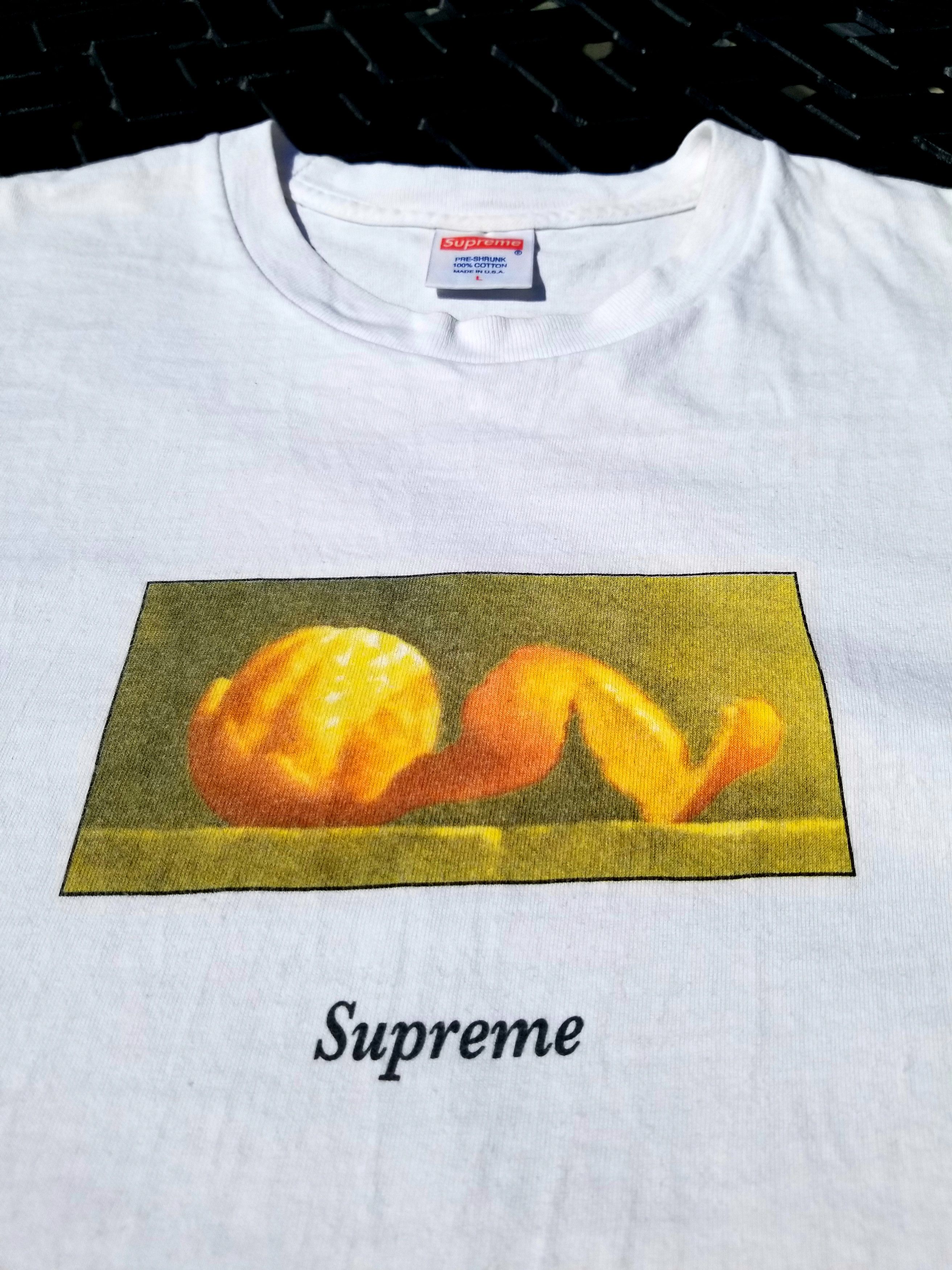 Supreme Orange Peel Shirt XL hotsell 2015