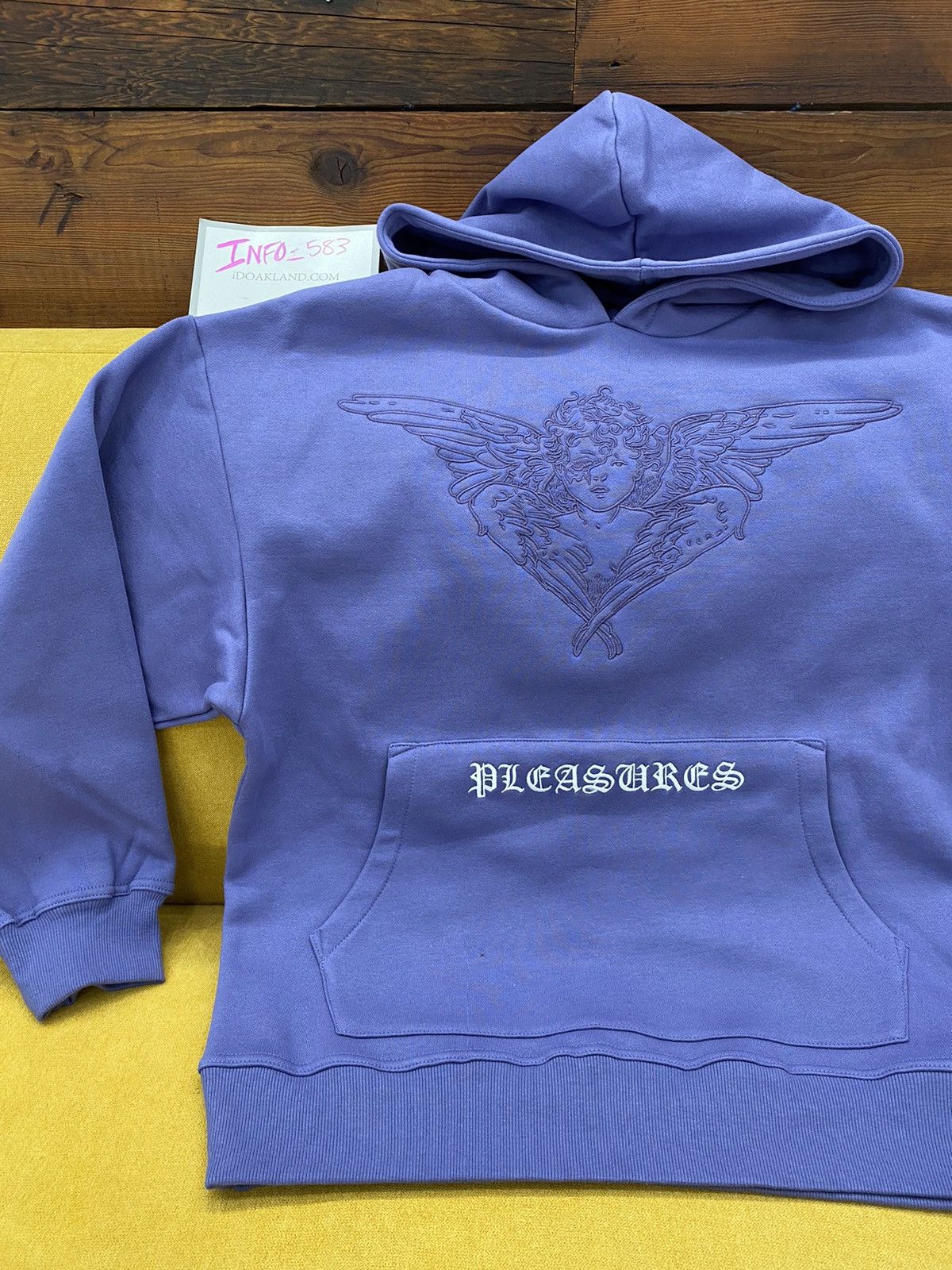 Pleasures Pleasures Angel hoodie Purple Grailed