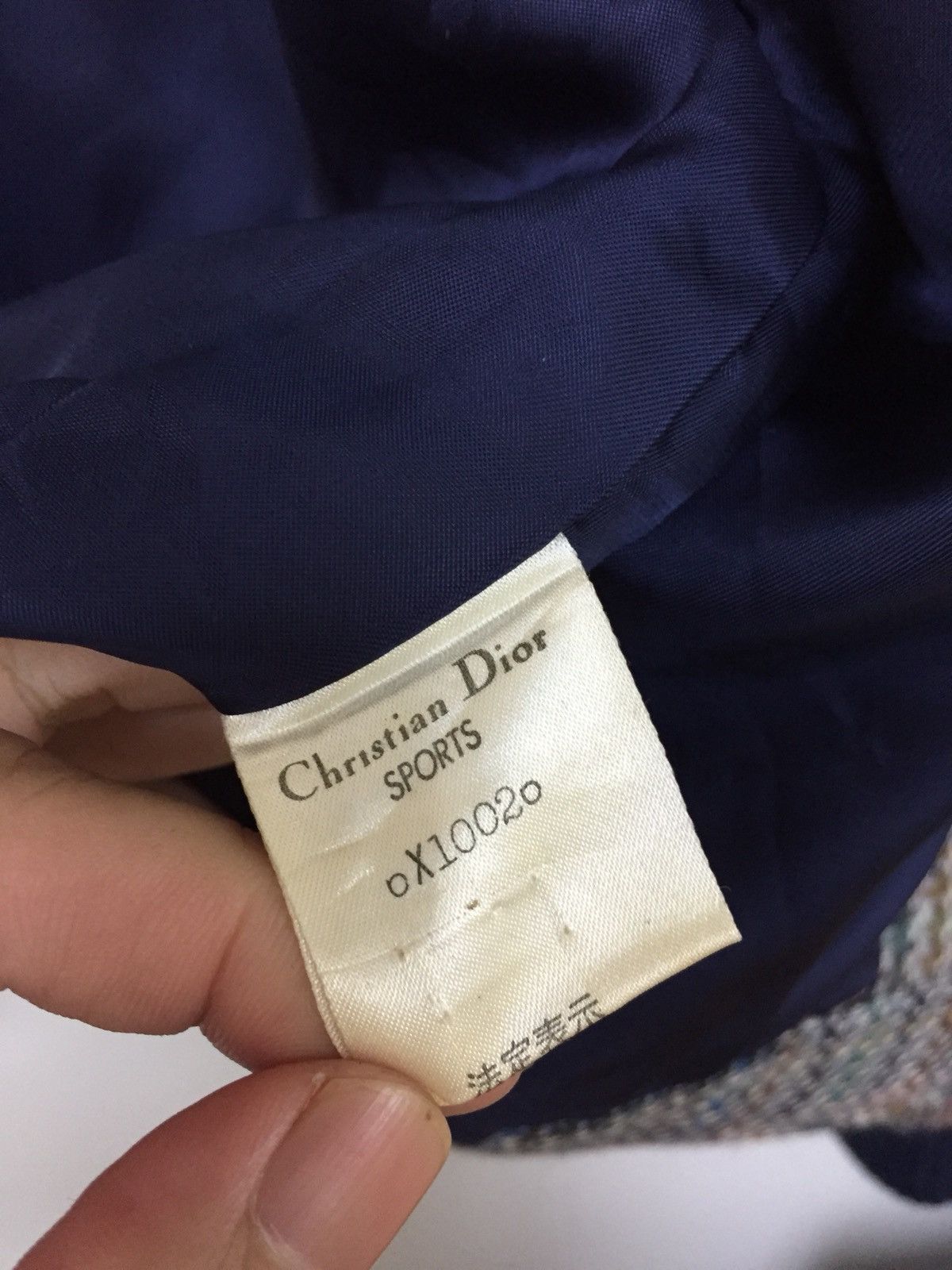 Christian Dior Monsieur × Dior 90s Multicolor Wool Bomber jacket Size M / US 6-8 / IT 42-44 - 14 Thumbnail