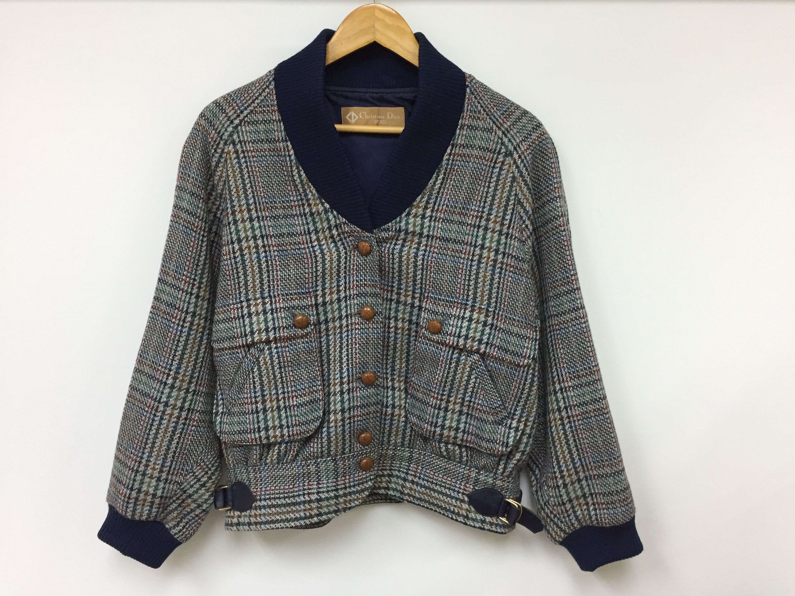 Christian Dior Monsieur × Dior 90s Multicolor Wool Bomber jacket Size M / US 6-8 / IT 42-44 - 3 Thumbnail