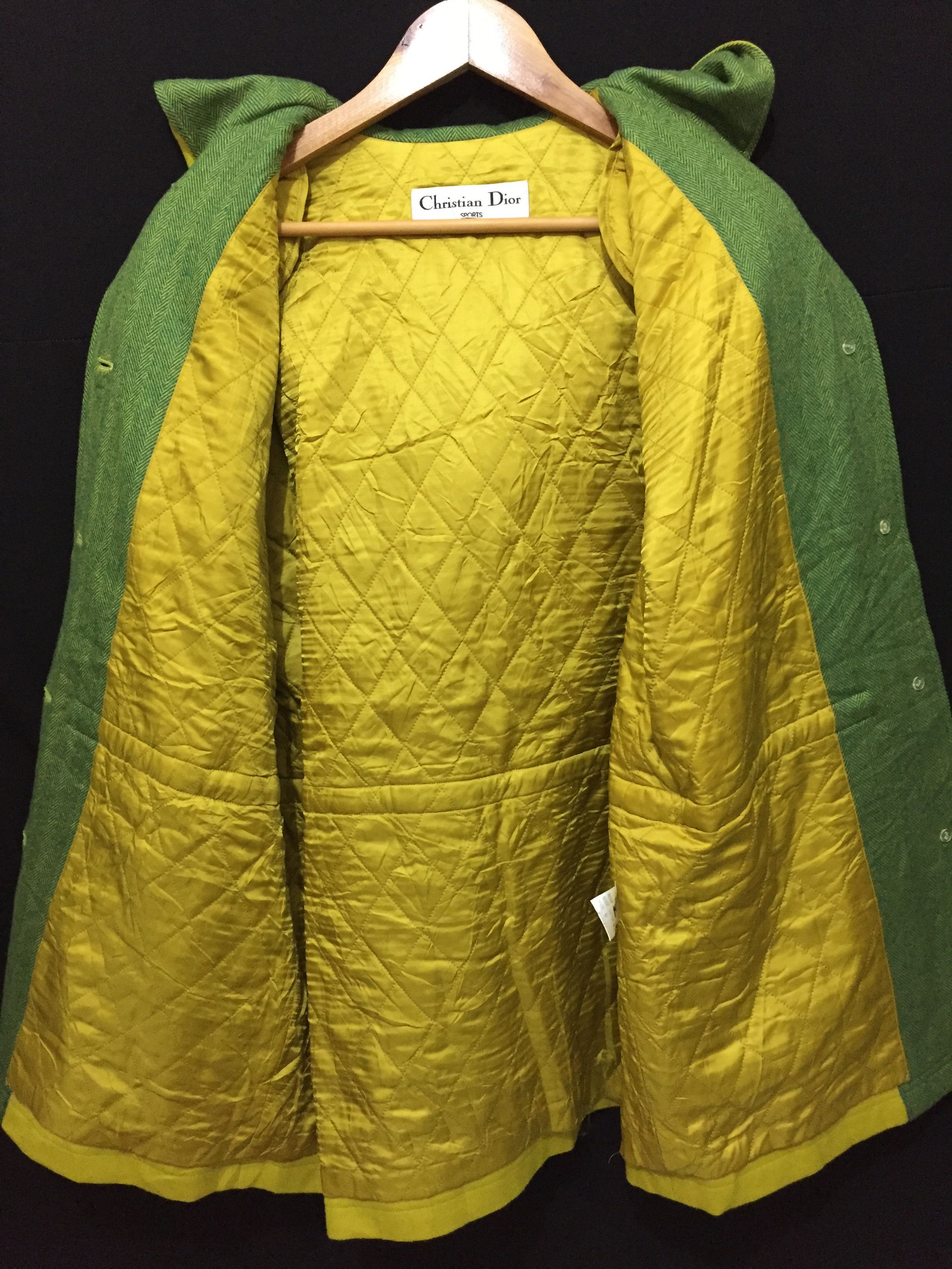 Dior 1990s Dior sport backpack quilted parka Neon jacket Size M / US 6-8 / IT 42-44 - 12 Thumbnail