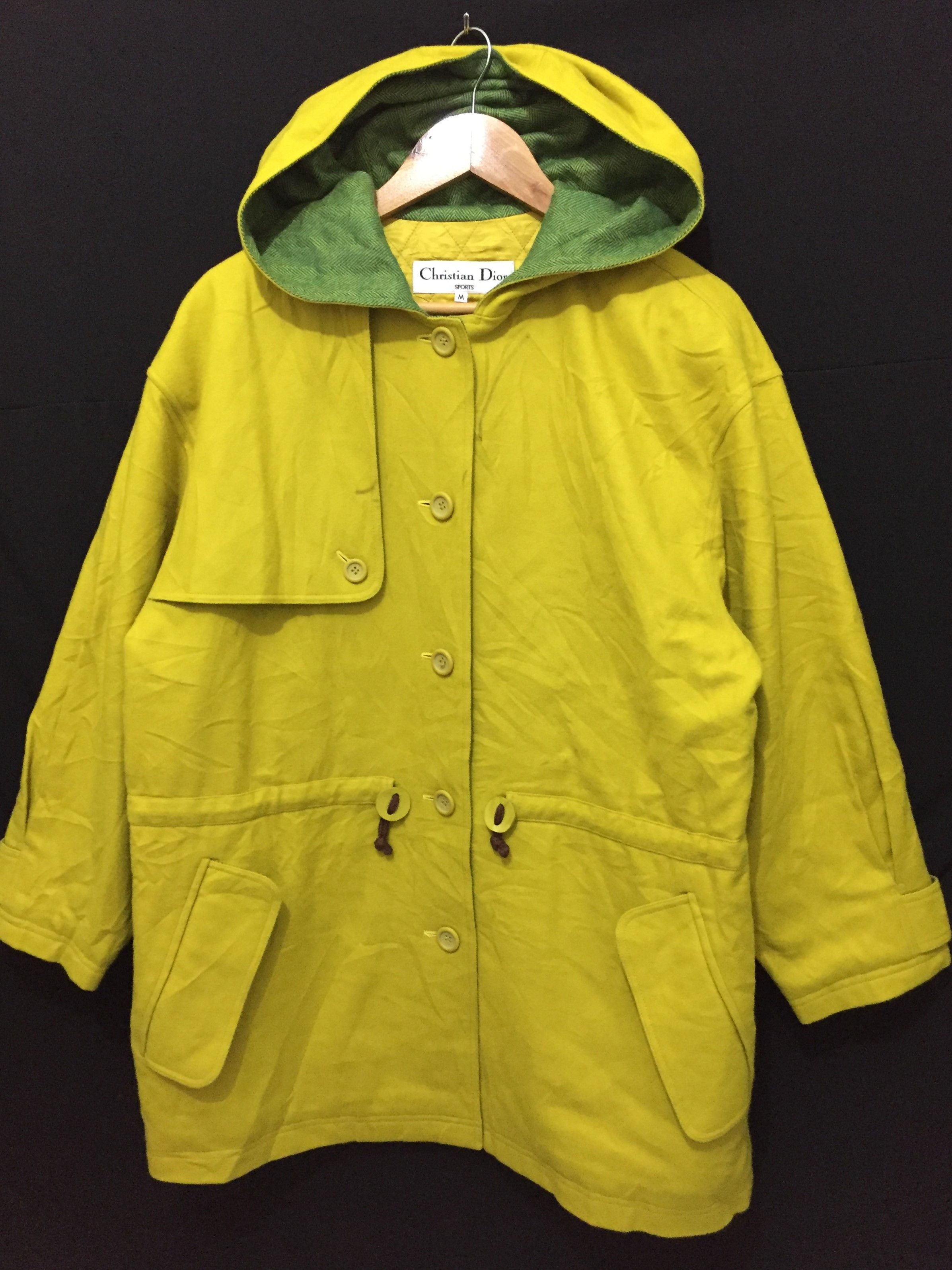 Dior 1990s Dior sport backpack quilted parka Neon jacket Size M / US 6-8 / IT 42-44 - 1 Thumbnail