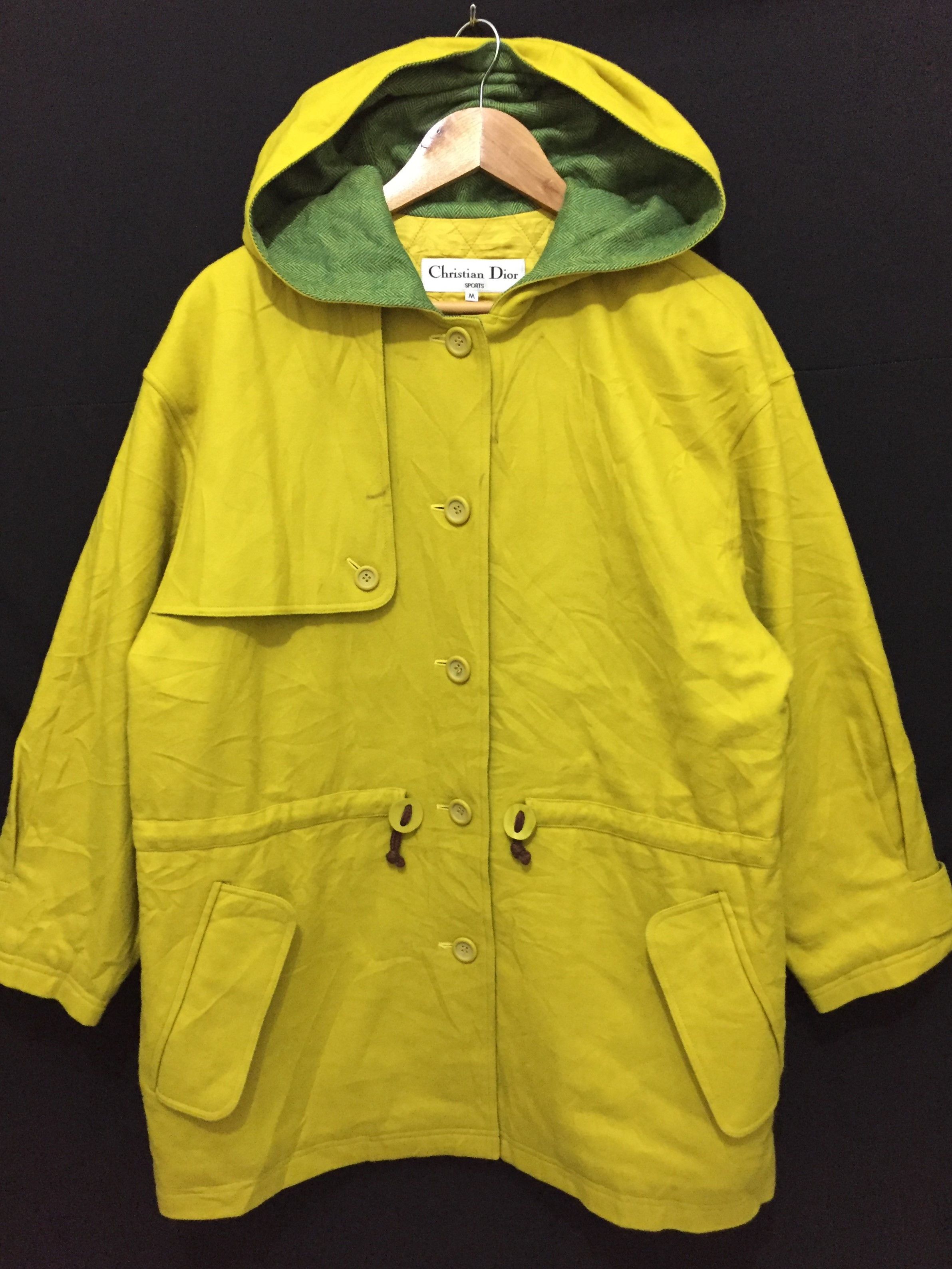 Dior 1990s Dior sport backpack quilted parka Neon jacket Size M / US 6-8 / IT 42-44 - 2 Thumbnail