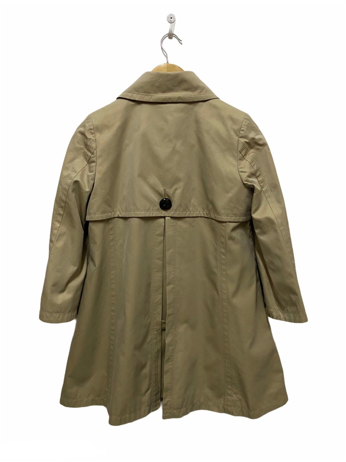 Burberry Blue Label Nova Check Short Trench Coat Size 38