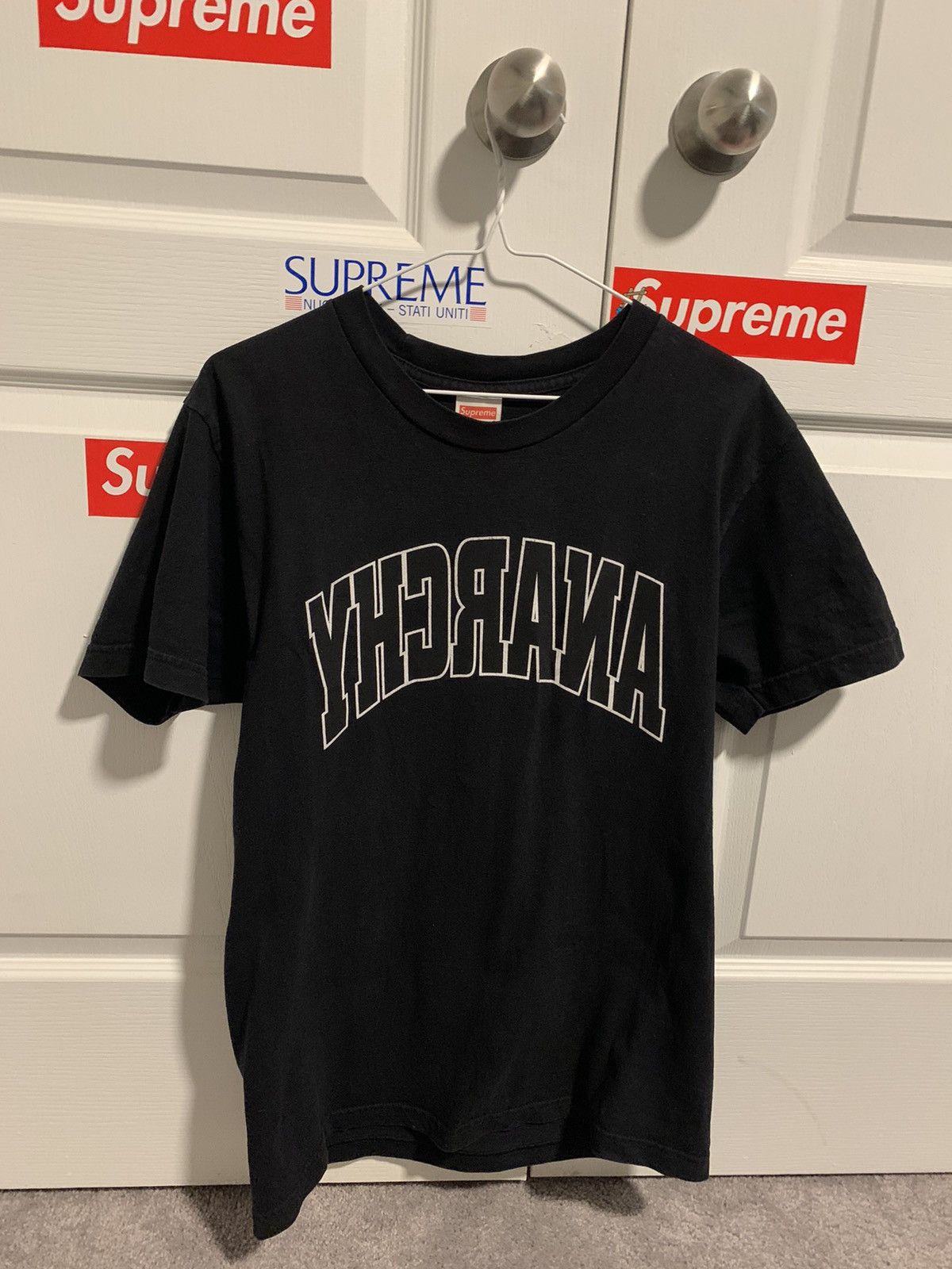 Supreme SUPREME ANARCHY TEE BLACK 2014 Grailed