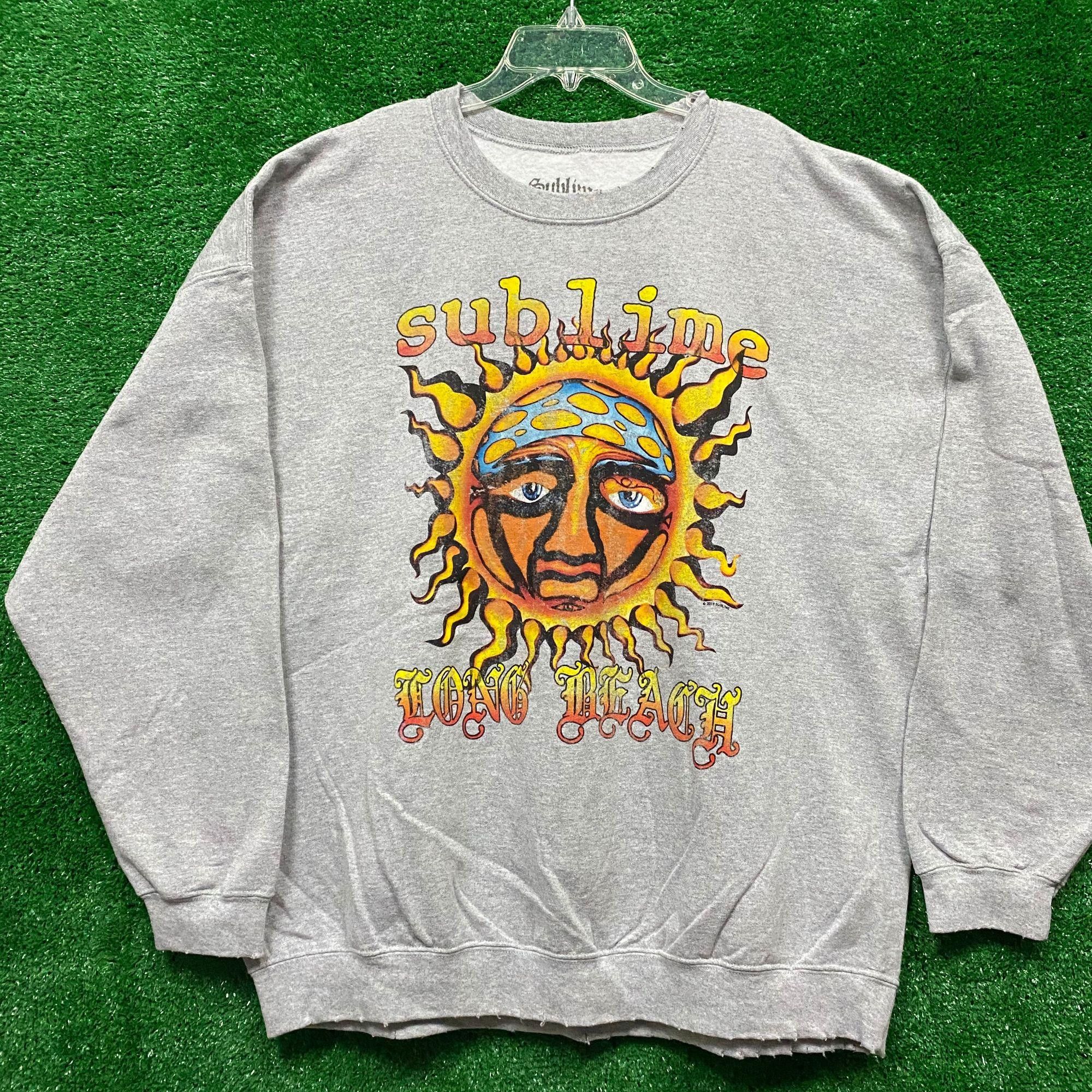 Sublime Oversized Distressed Rock crewneck sweater size s/m purchases