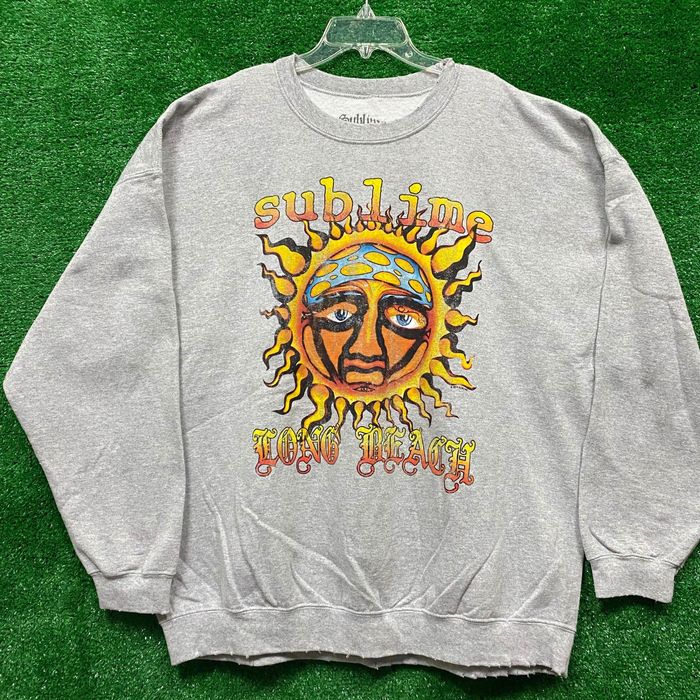 Vintage Sublime Sun Oversized Crew Neck Sweatshirt S/M | Grailed
