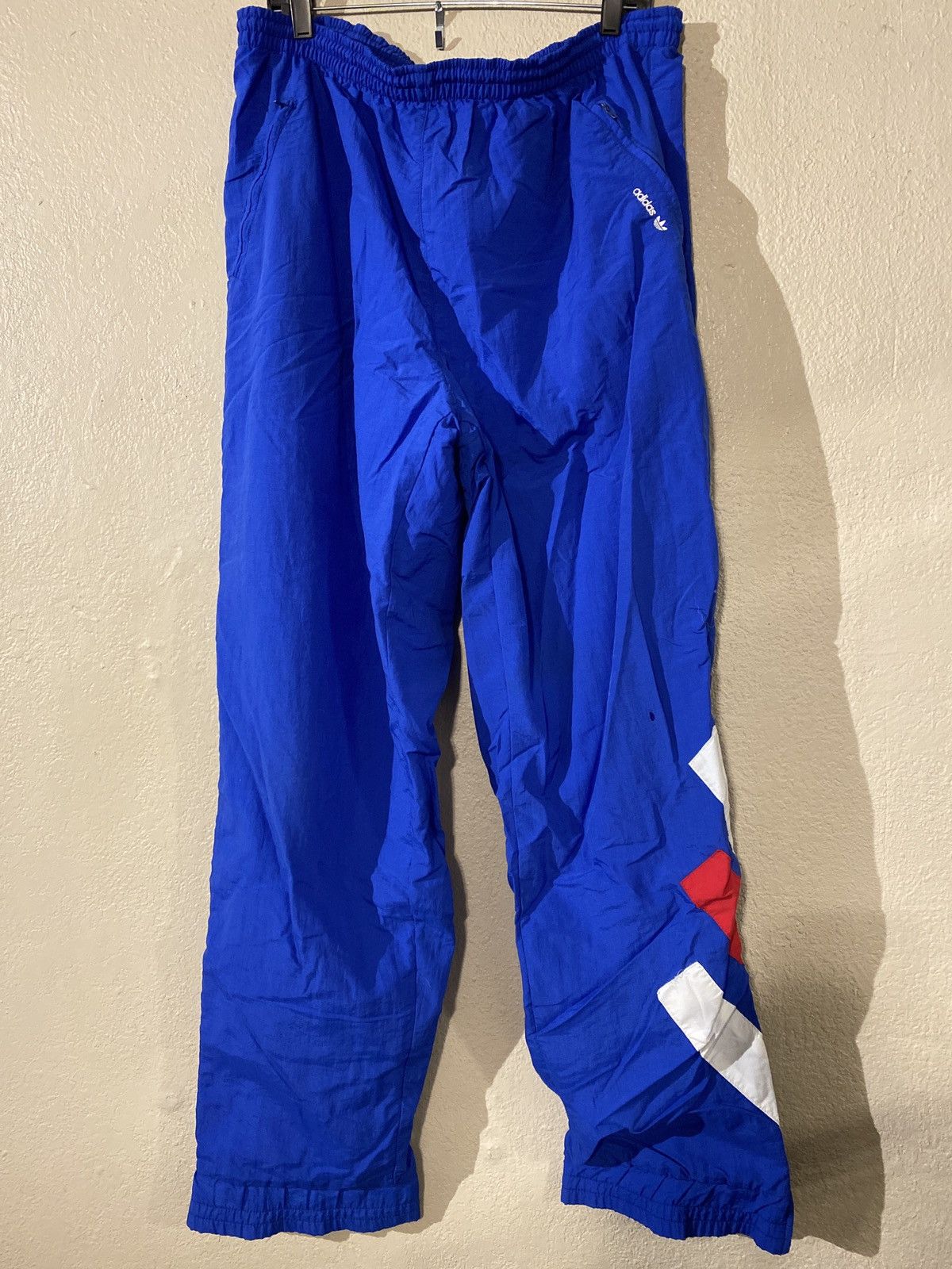 Adidas × Vintage Vintage 90s Adidas warm up pants XL Size US 44 / EU 60 - 1 Thumbnail