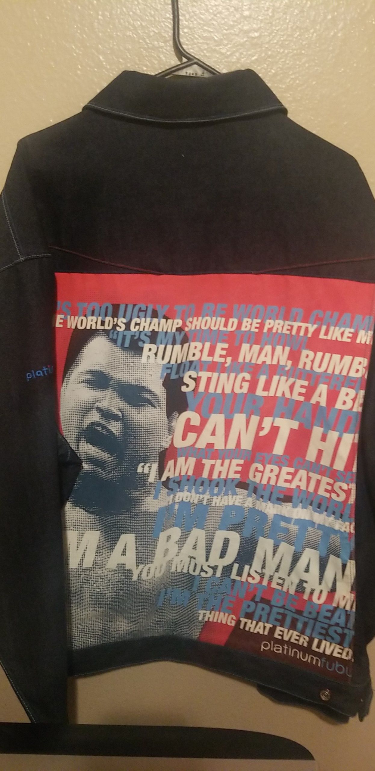 Platinum fubu Ali jean jacket