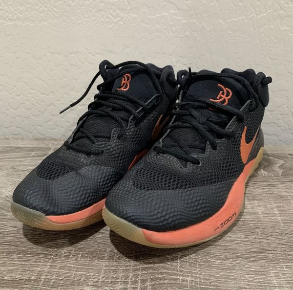 Nike RARE Nike Zoom Rev Devin Booker PE 9.5 Black & Orange | Grailed