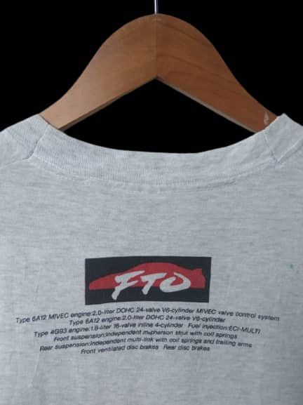Sports Specialties Vintage 90S FTO MIVEC DOHC t shirt motorsport trashed faded Size US M / EU 48-50 / 2 - 2 Thumbnail