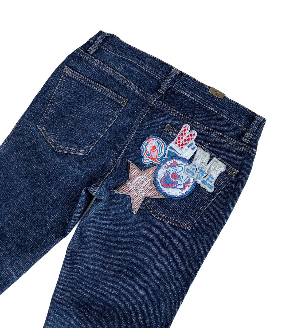 Alexander McQueen Alexander McQueen Clown Appliqué Jeans Size 29" - 3 Thumbnail