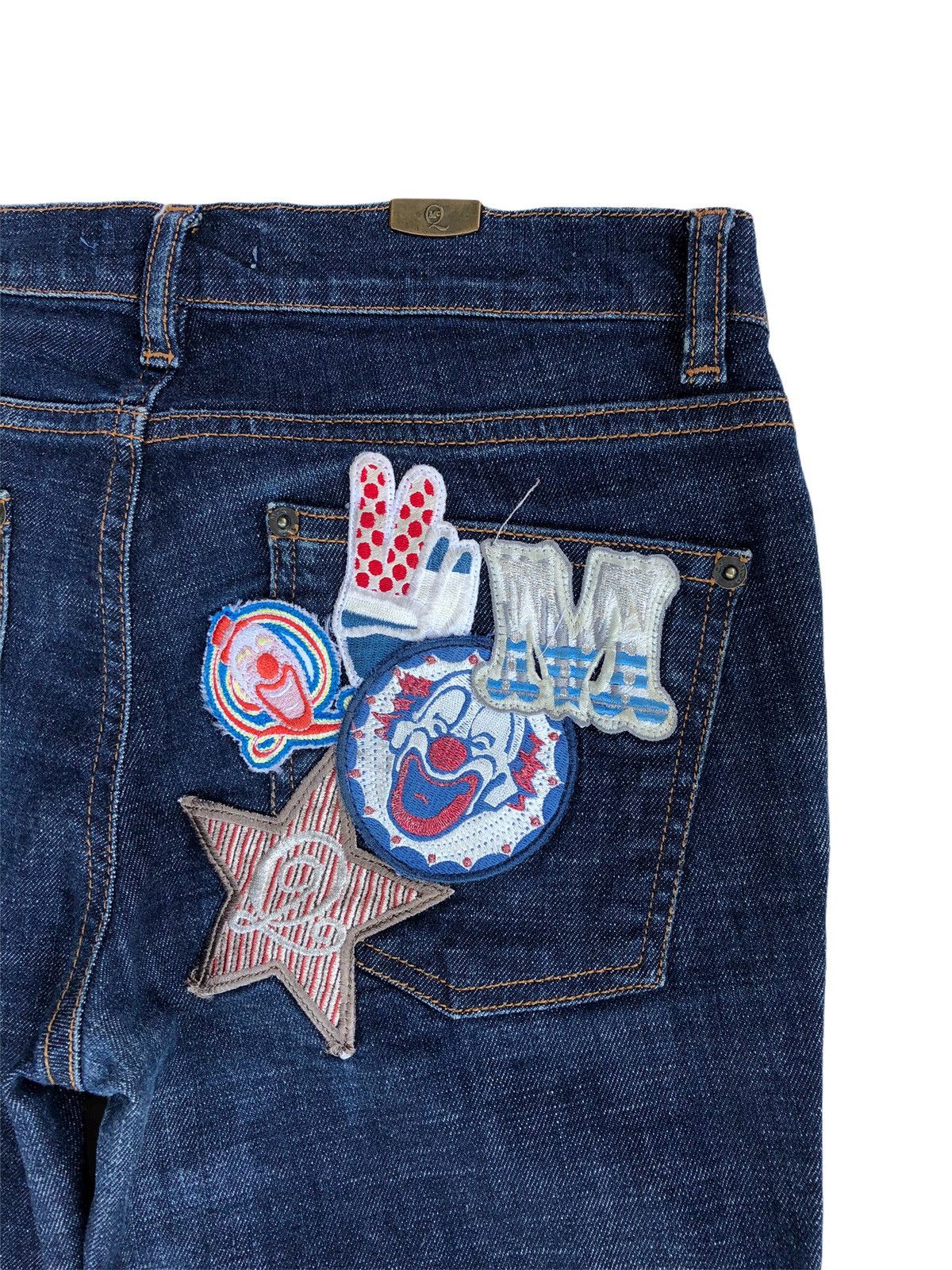 Alexander McQueen Alexander McQueen Clown Appliqué Jeans Size 29" - 5 Thumbnail