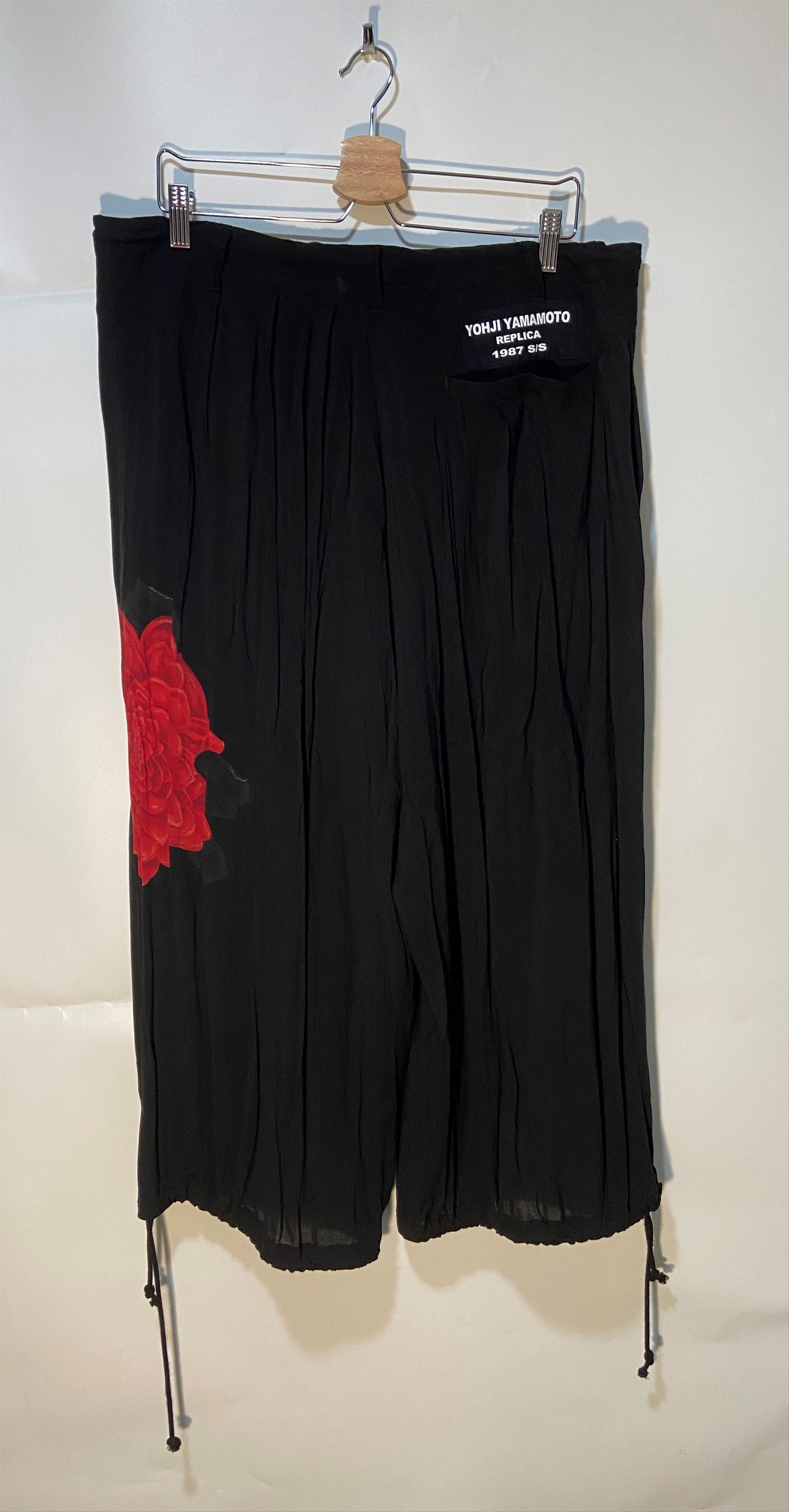 Yohji Yamamoto Yohji Yamamoto 87SS Replica Flower Pants Size US 30 / EU 46 - 4 Thumbnail